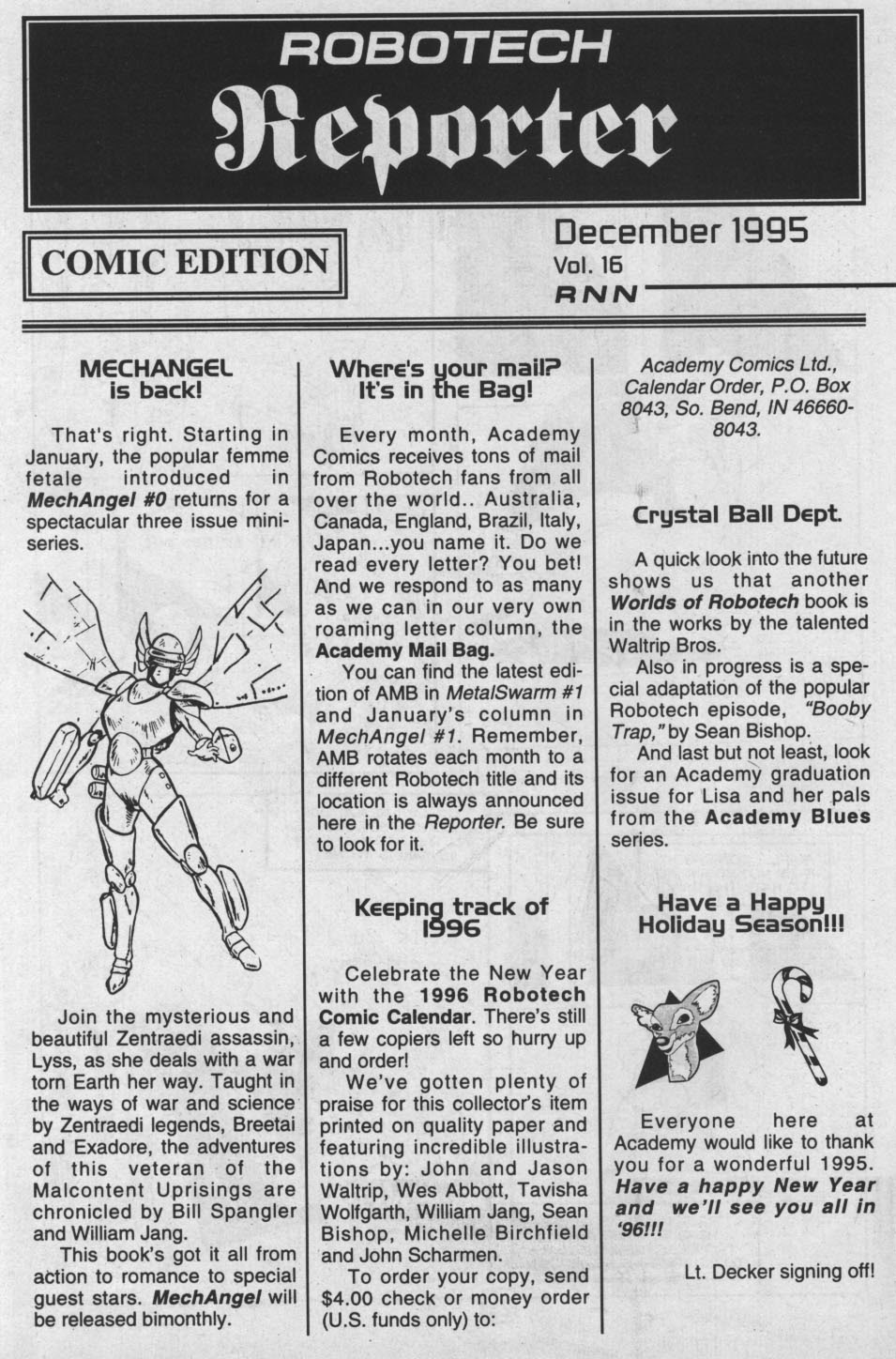 Read online Robotech Academy Blues comic -  Issue #4 - 31