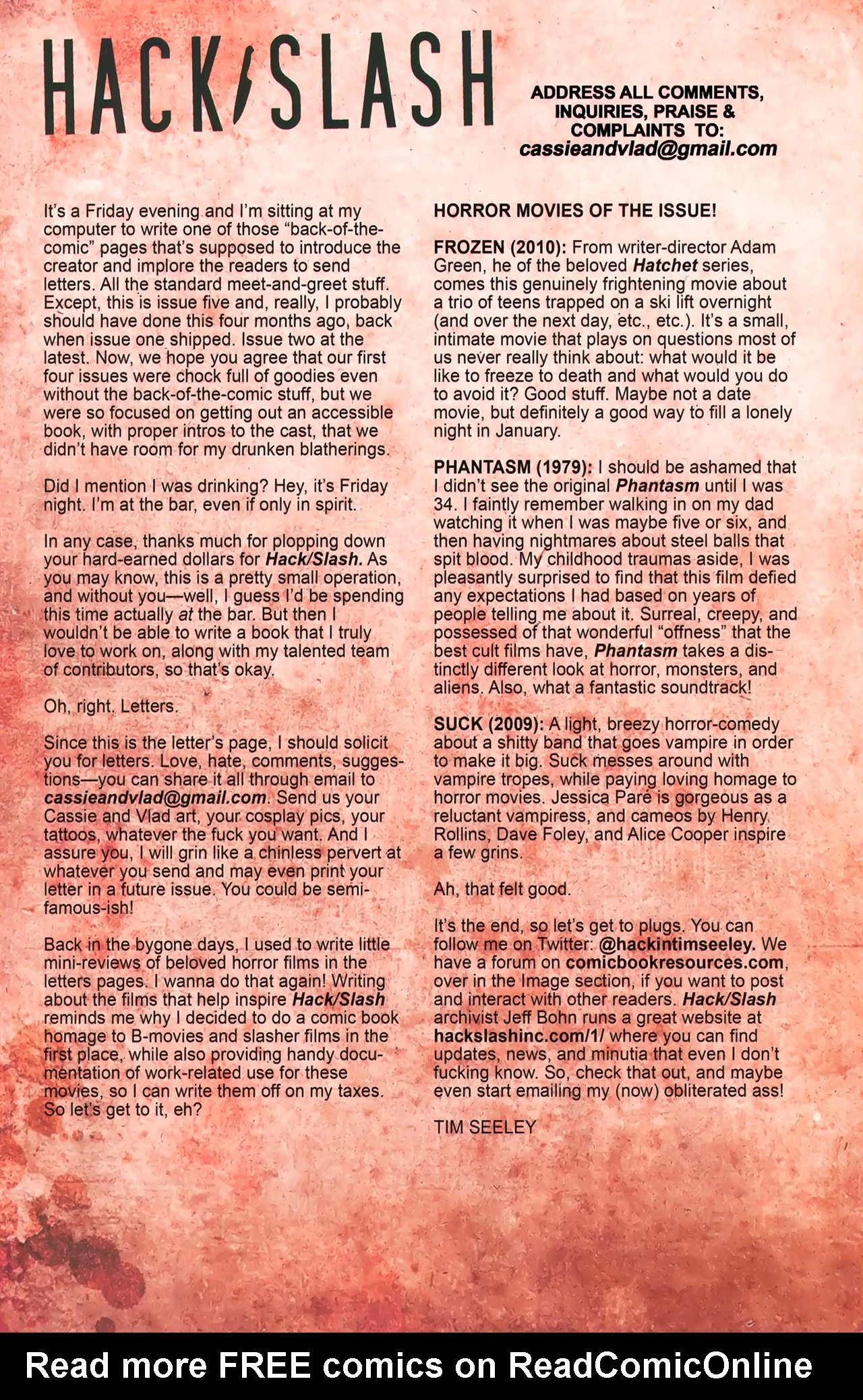 Read online Hack/Slash (2011) comic -  Issue #5 - 29