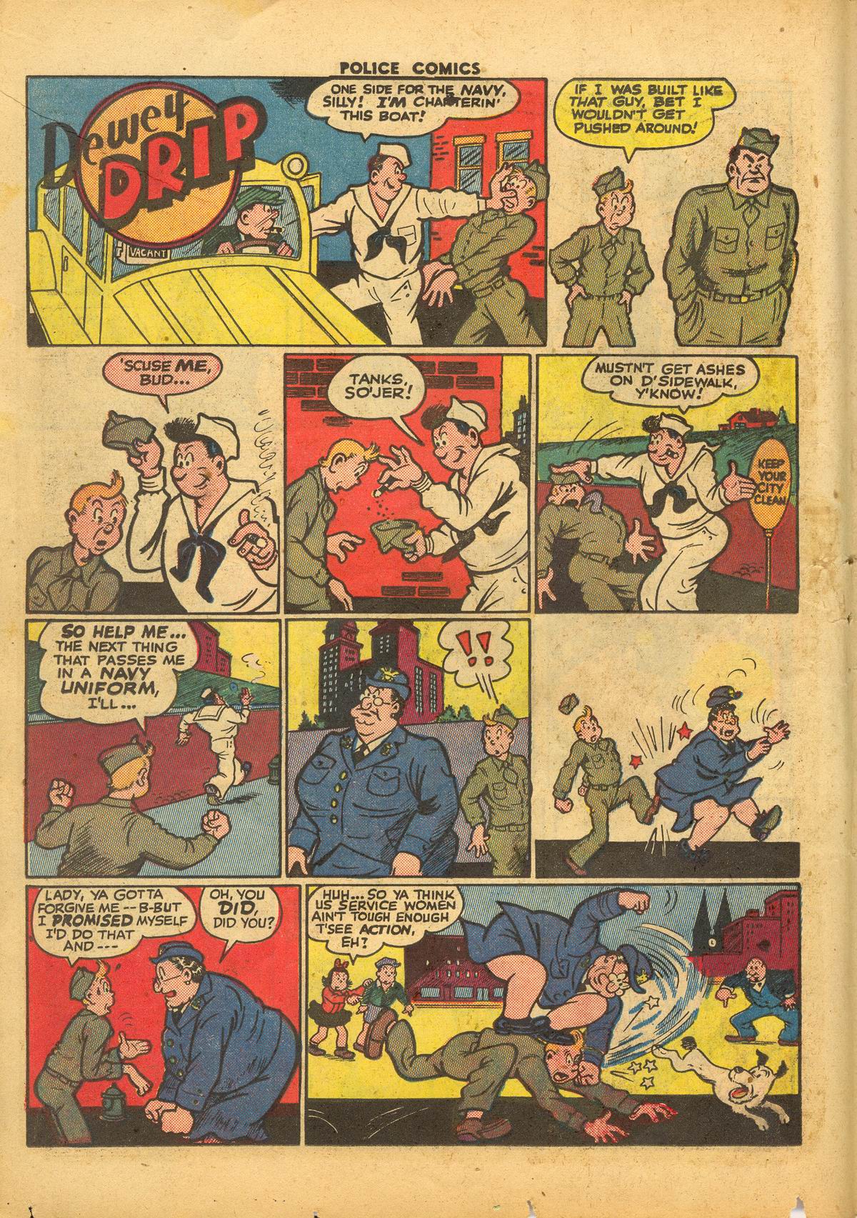 Read online Police Comics comic -  Issue #33 - 18