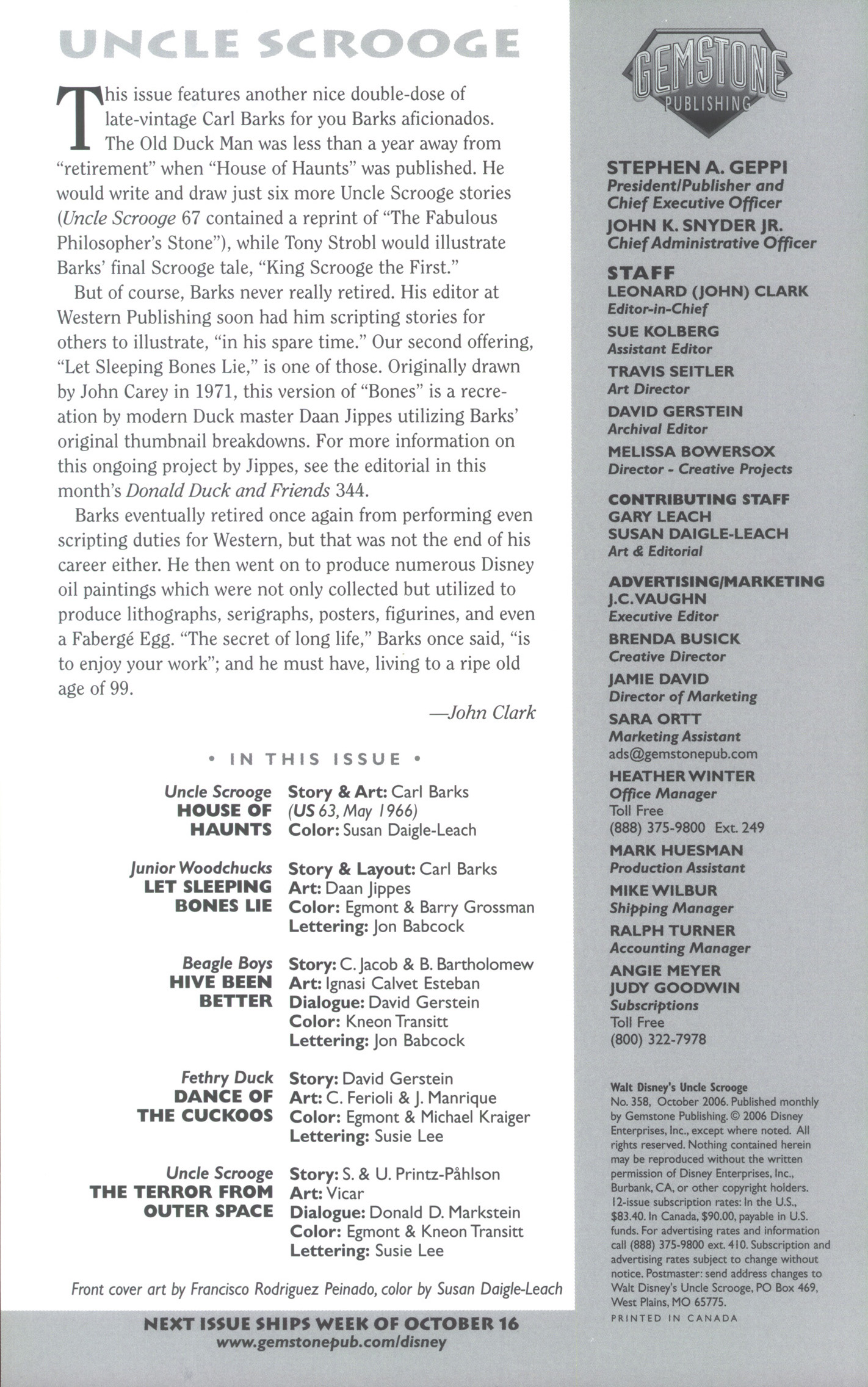 Read online Uncle Scrooge (1953) comic -  Issue #358 - 2