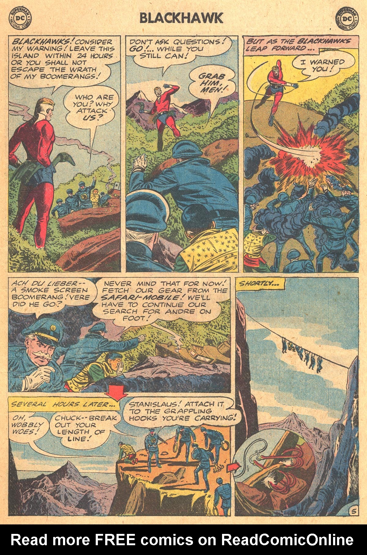 Read online Blackhawk (1957) comic -  Issue #153 - 8