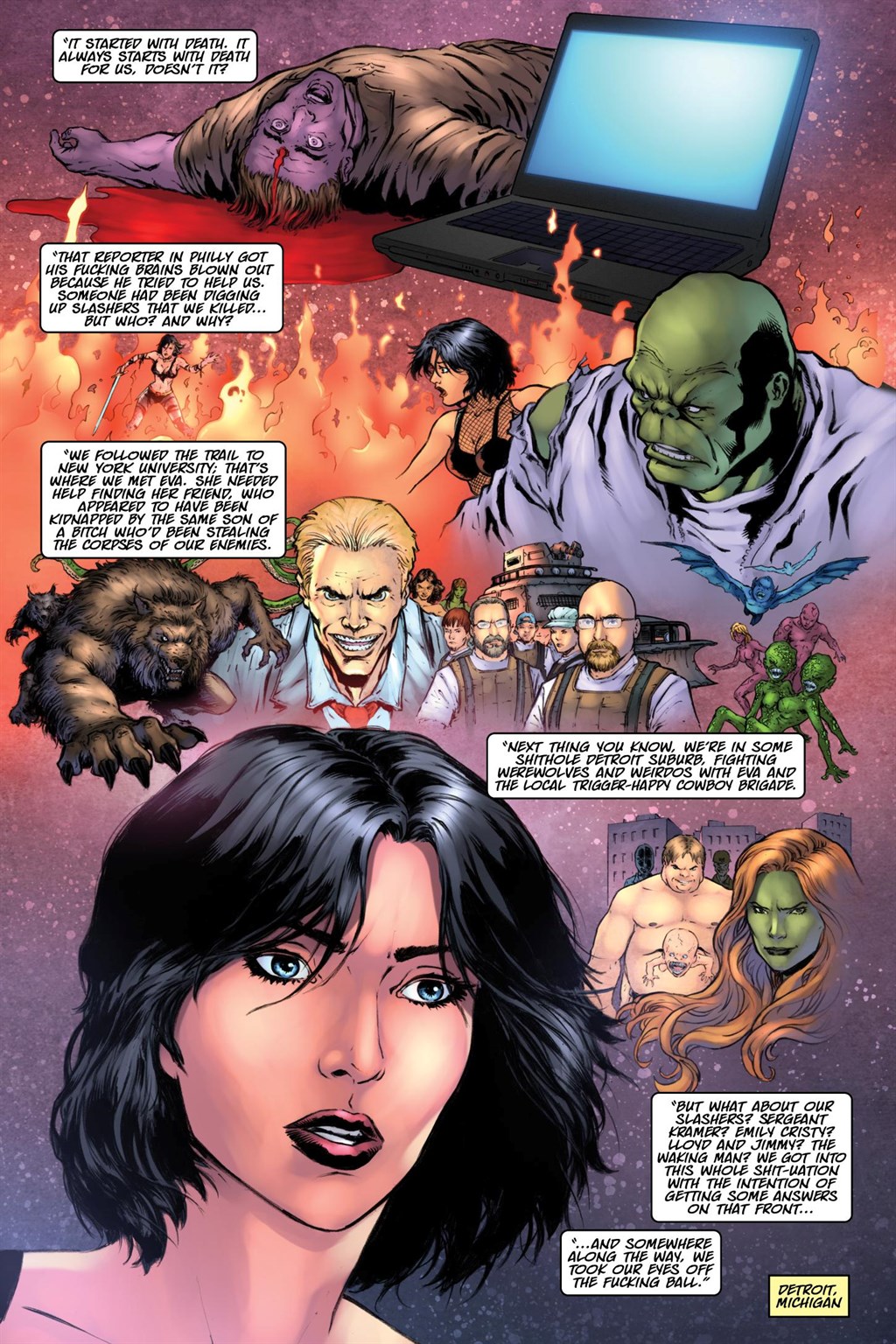 Read online Hack/Slash Omnibus: The Crossovers comic -  Issue # TPB (Part 1) - 78