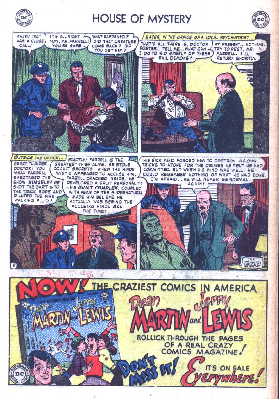 Read online House of Mystery (1951) comic -  Issue #5 - 19