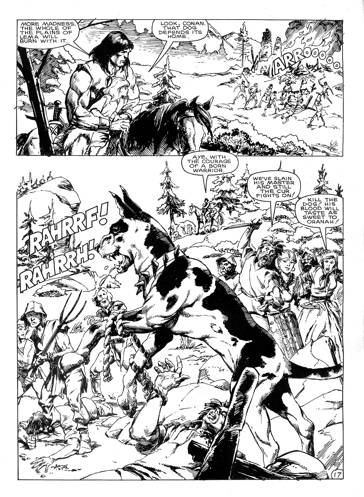 Read online The Savage Sword Of Conan comic -  Issue #145 - 23