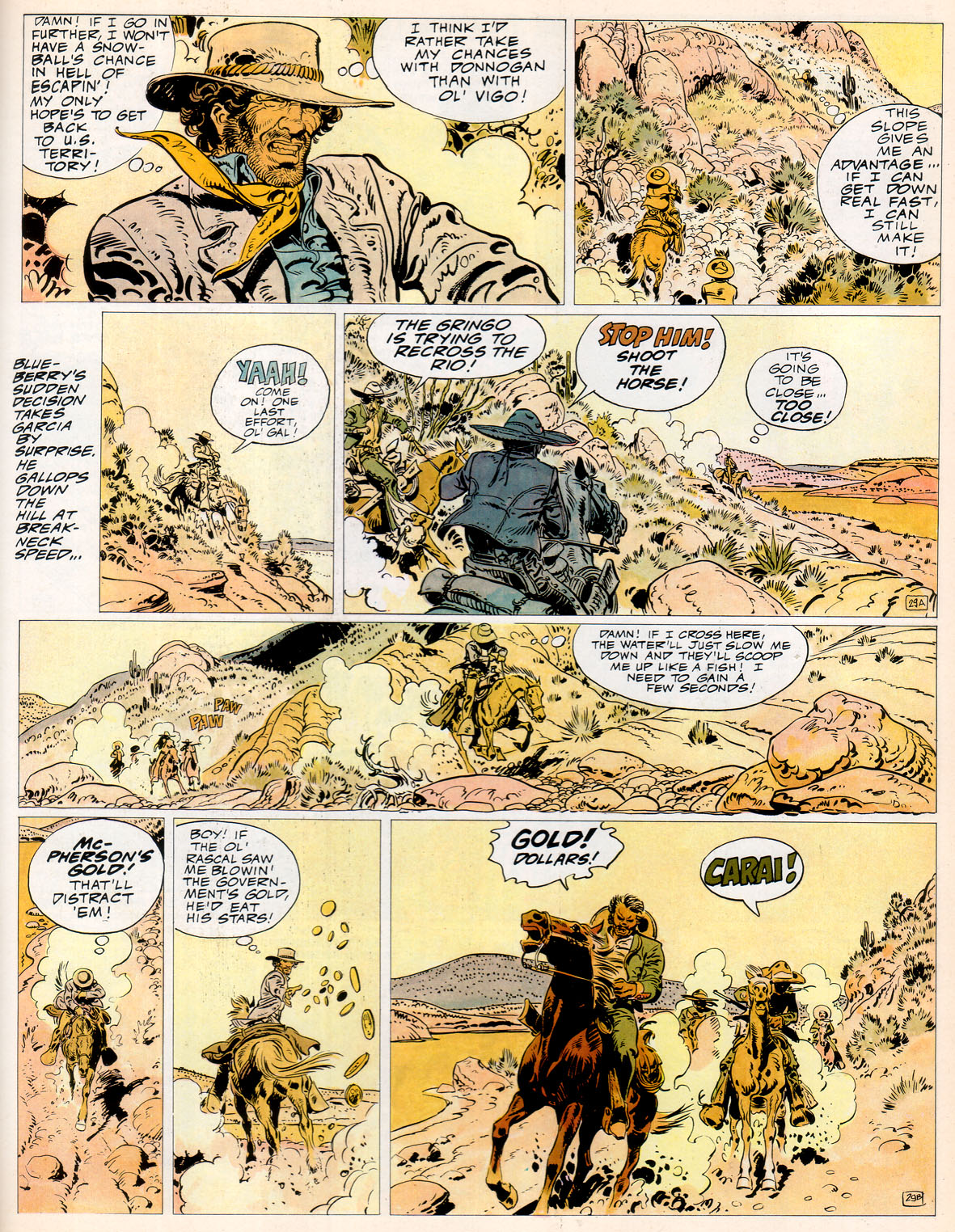 Read online Epic Graphic Novel: Blueberry comic -  Issue #1 - 35