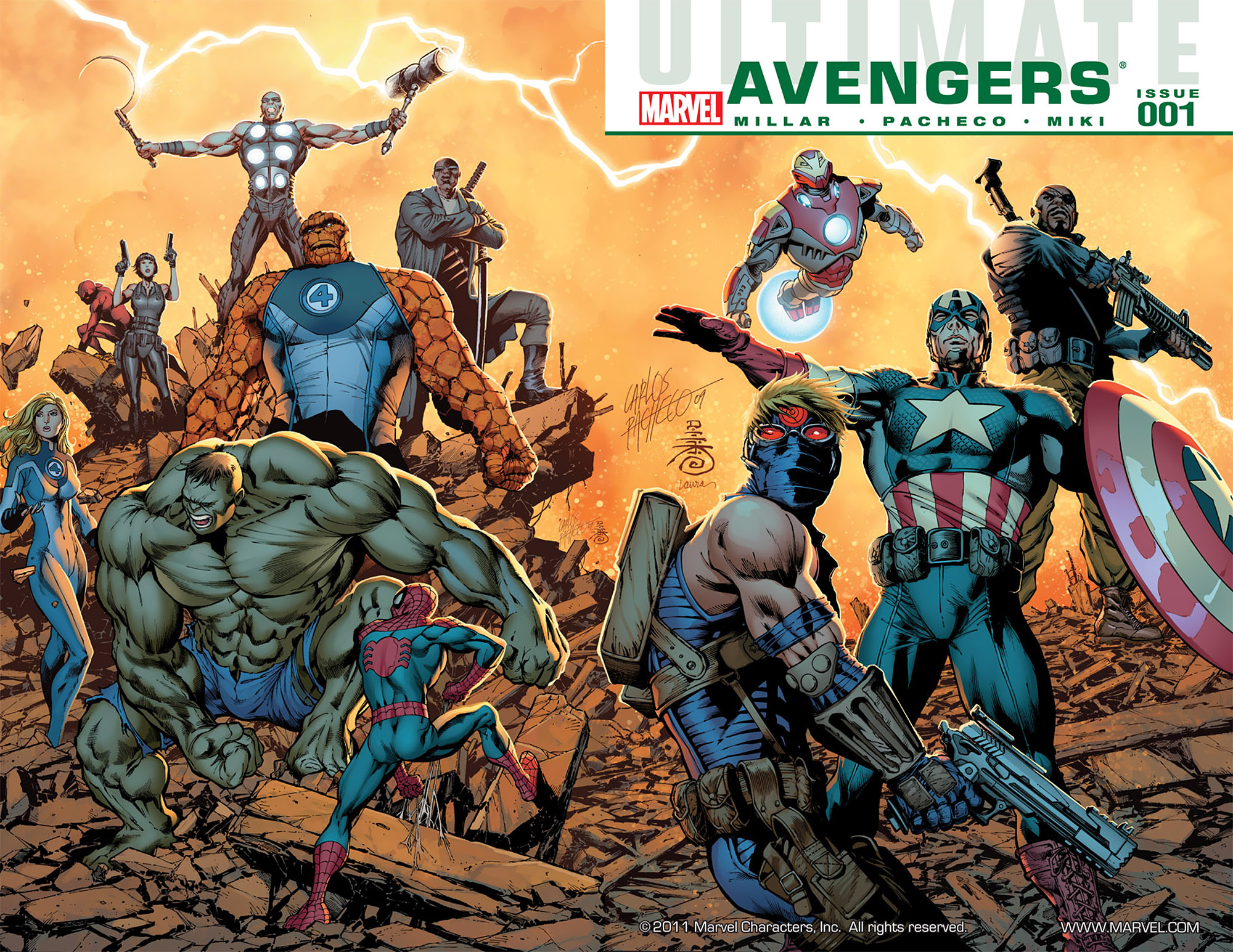 Read online Ultimate Avengers comic -  Issue #1 - 1