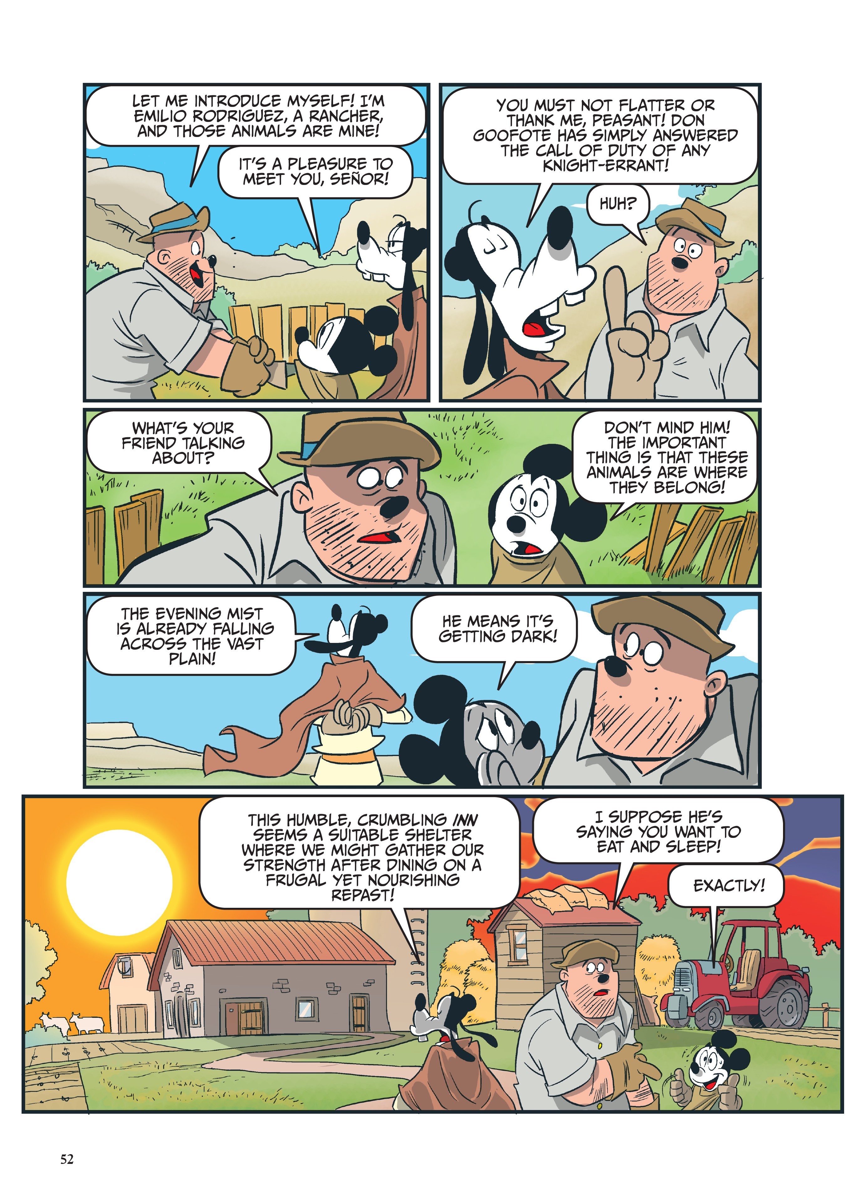 Read online Disney Don Quixote, Starring Goofy and Mickey Mouse comic -  Issue # TPB - 53