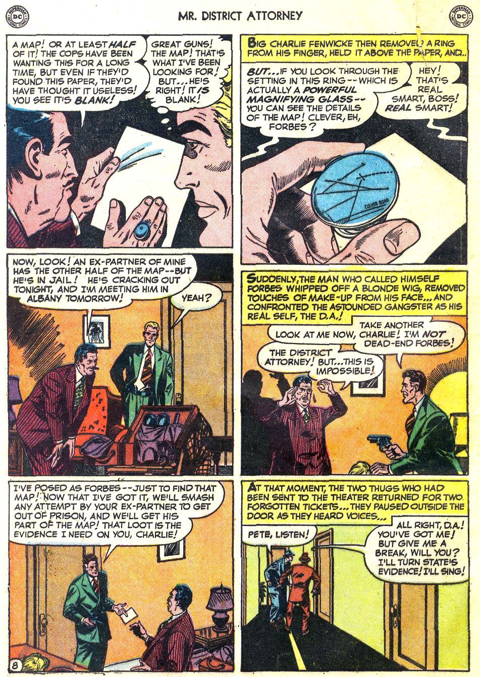 Read online Mr. District Attorney comic -  Issue #21 - 10