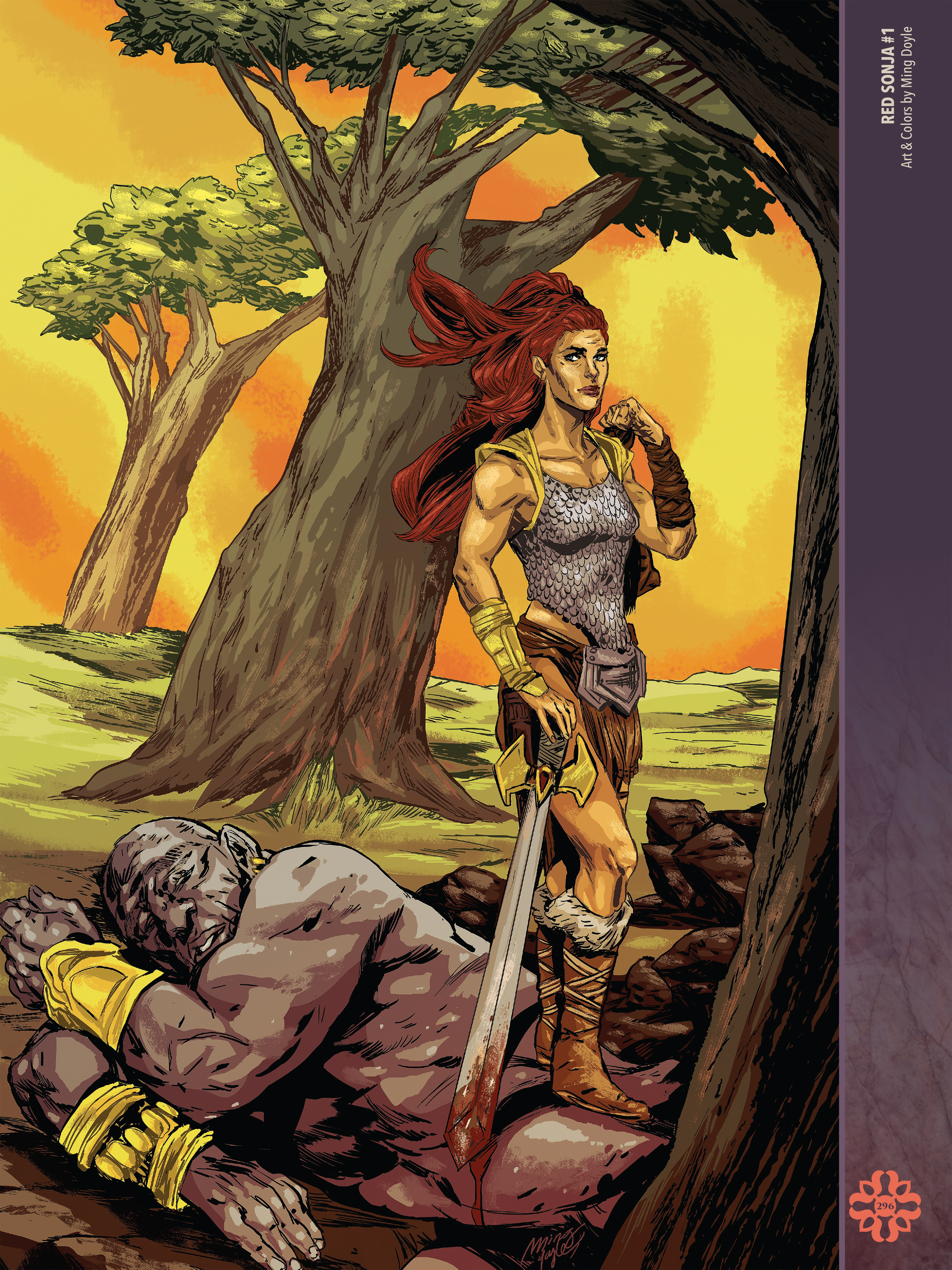 Read online The Art of Red Sonja comic -  Issue # TPB 2 (Part 3) - 97