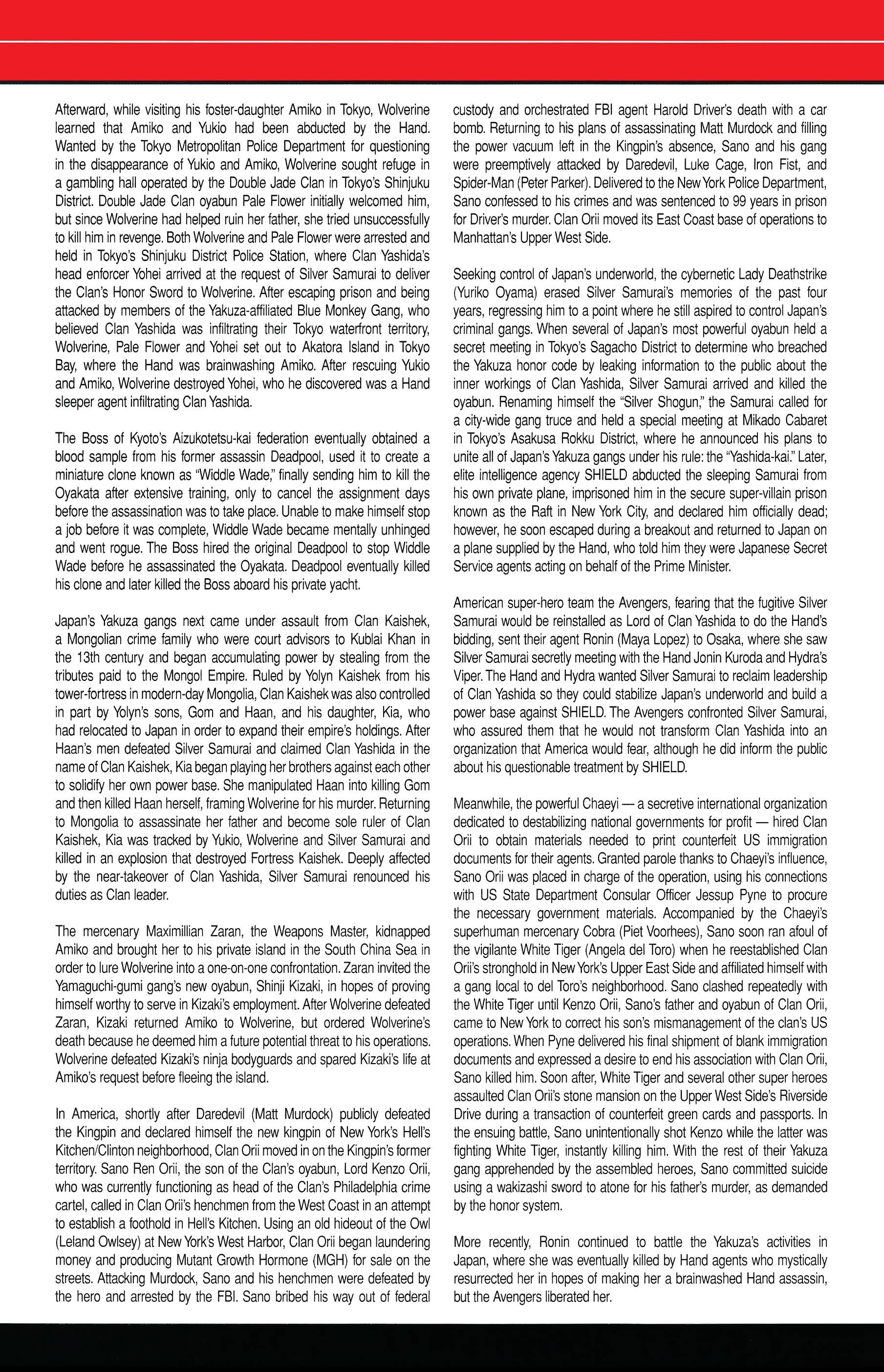 Read online Official Handbook of the Marvel Universe A to Z comic -  Issue # TPB 13 (Part 2) - 120