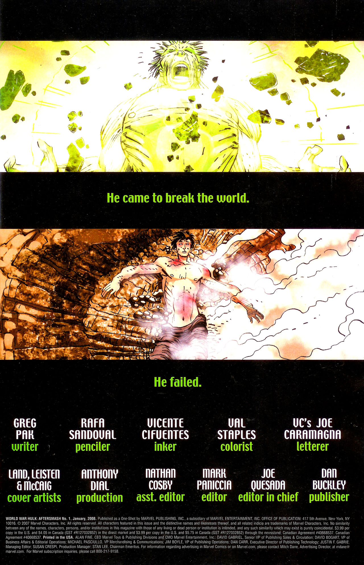 Read online World War Hulk: Aftersmash comic -  Issue # Full - 2