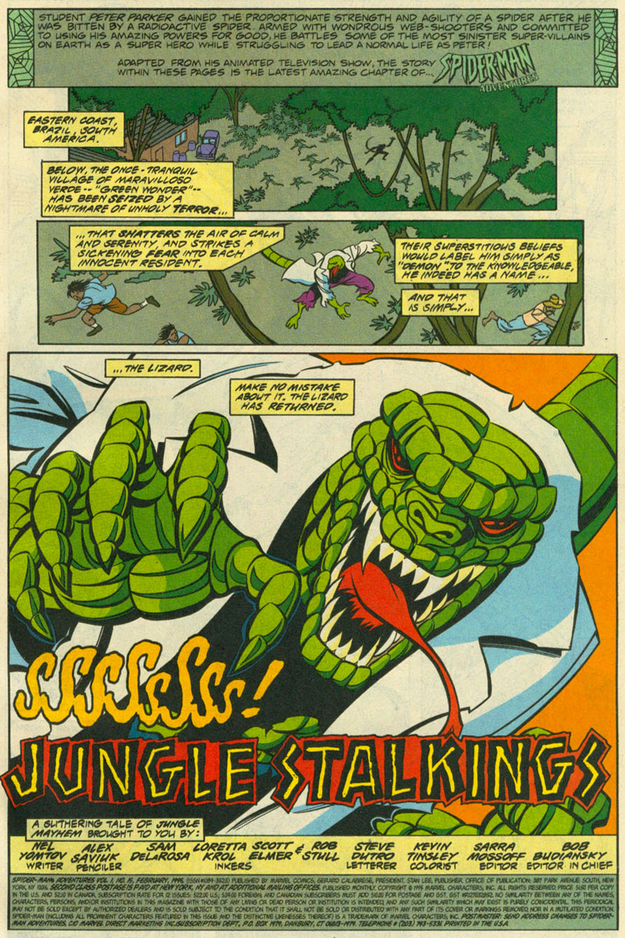 Read online Spider-Man Adventures comic -  Issue #15 - 2