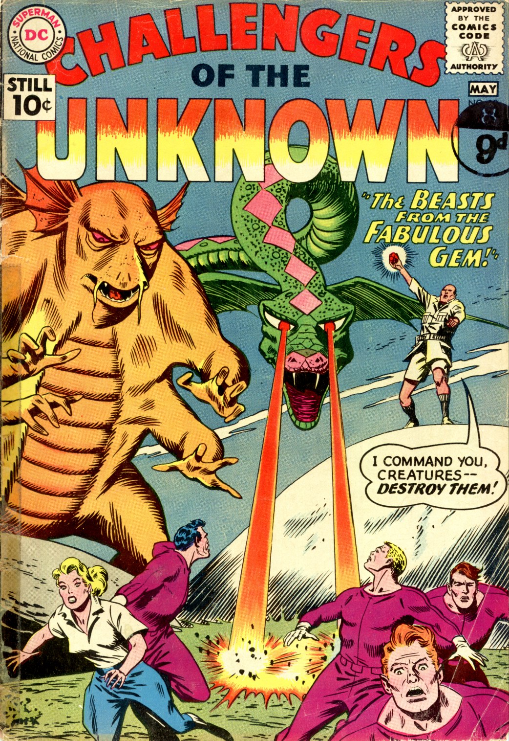 Read online Challengers of the Unknown (1958) comic -  Issue #19 - 1