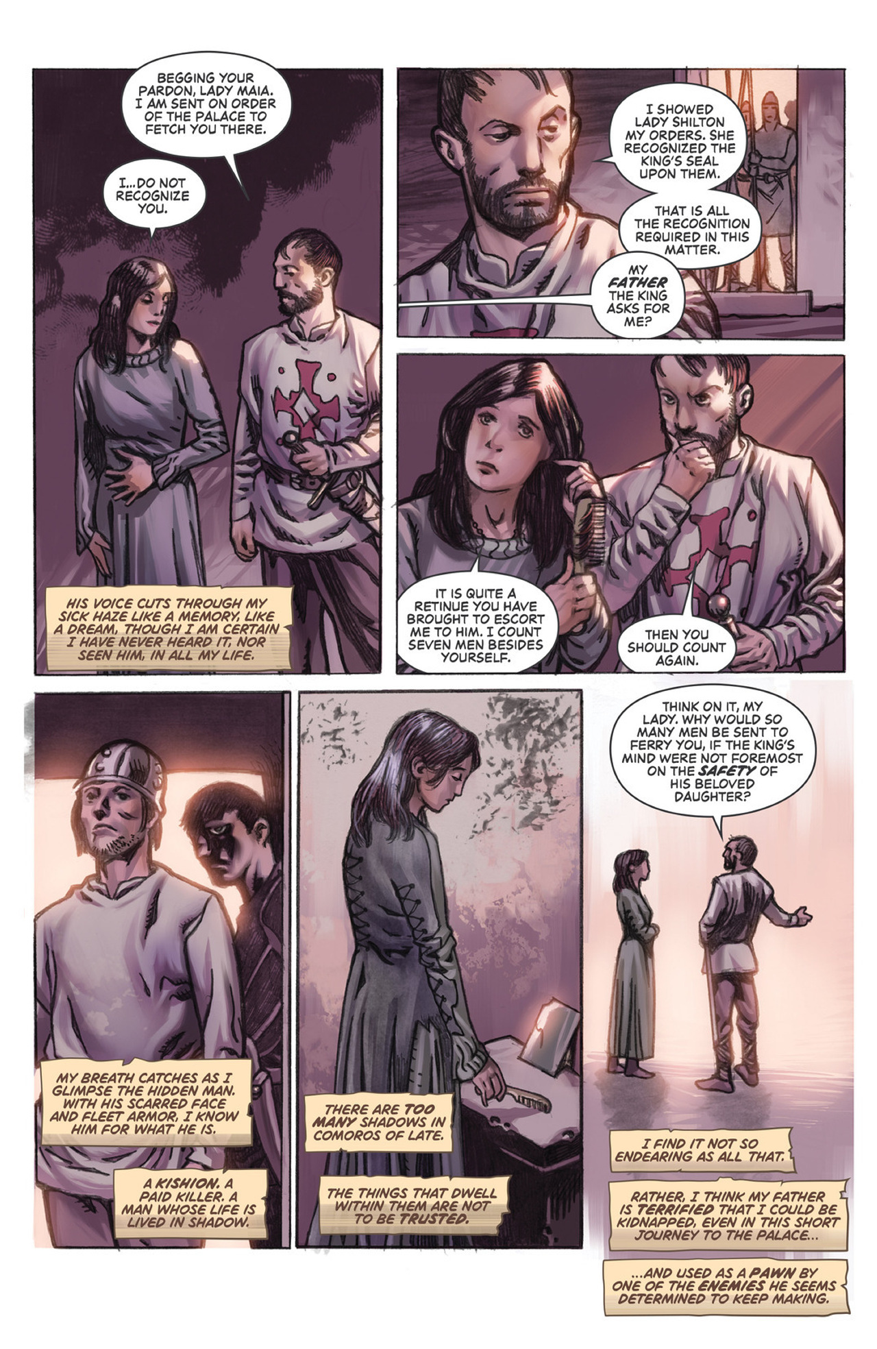 Read online Muirwood: The Lost Abbey comic -  Issue #1 - 6