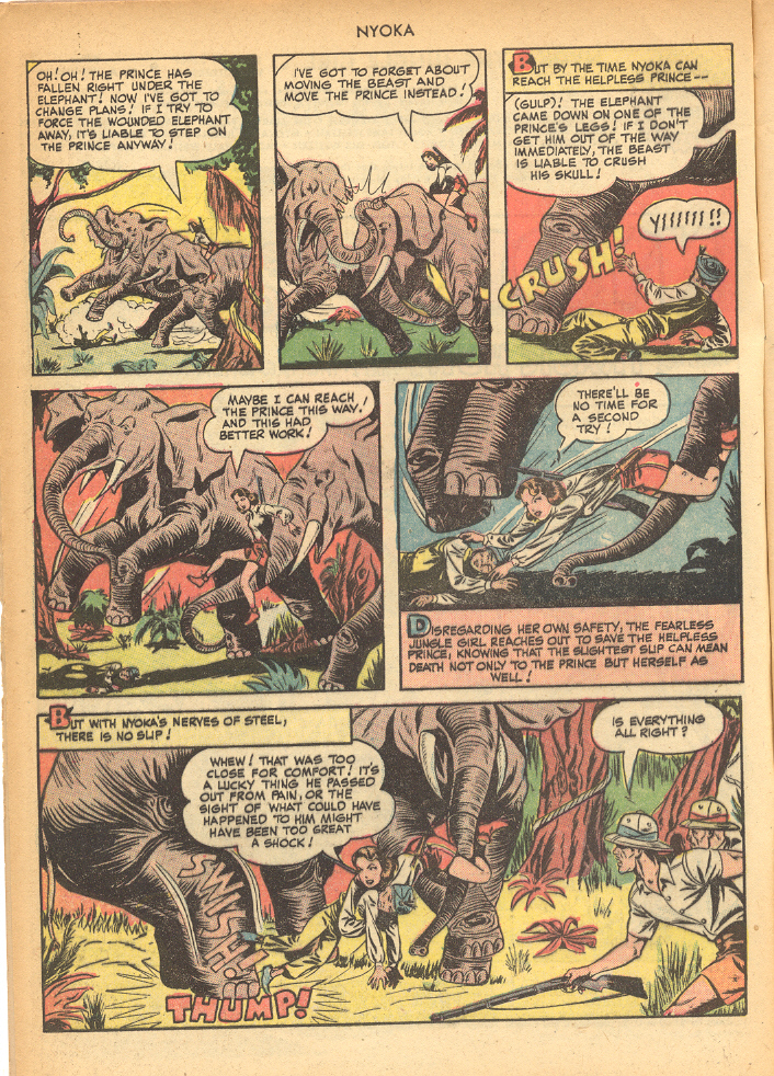 Read online Nyoka the Jungle Girl (1945) comic -  Issue #38 - 4