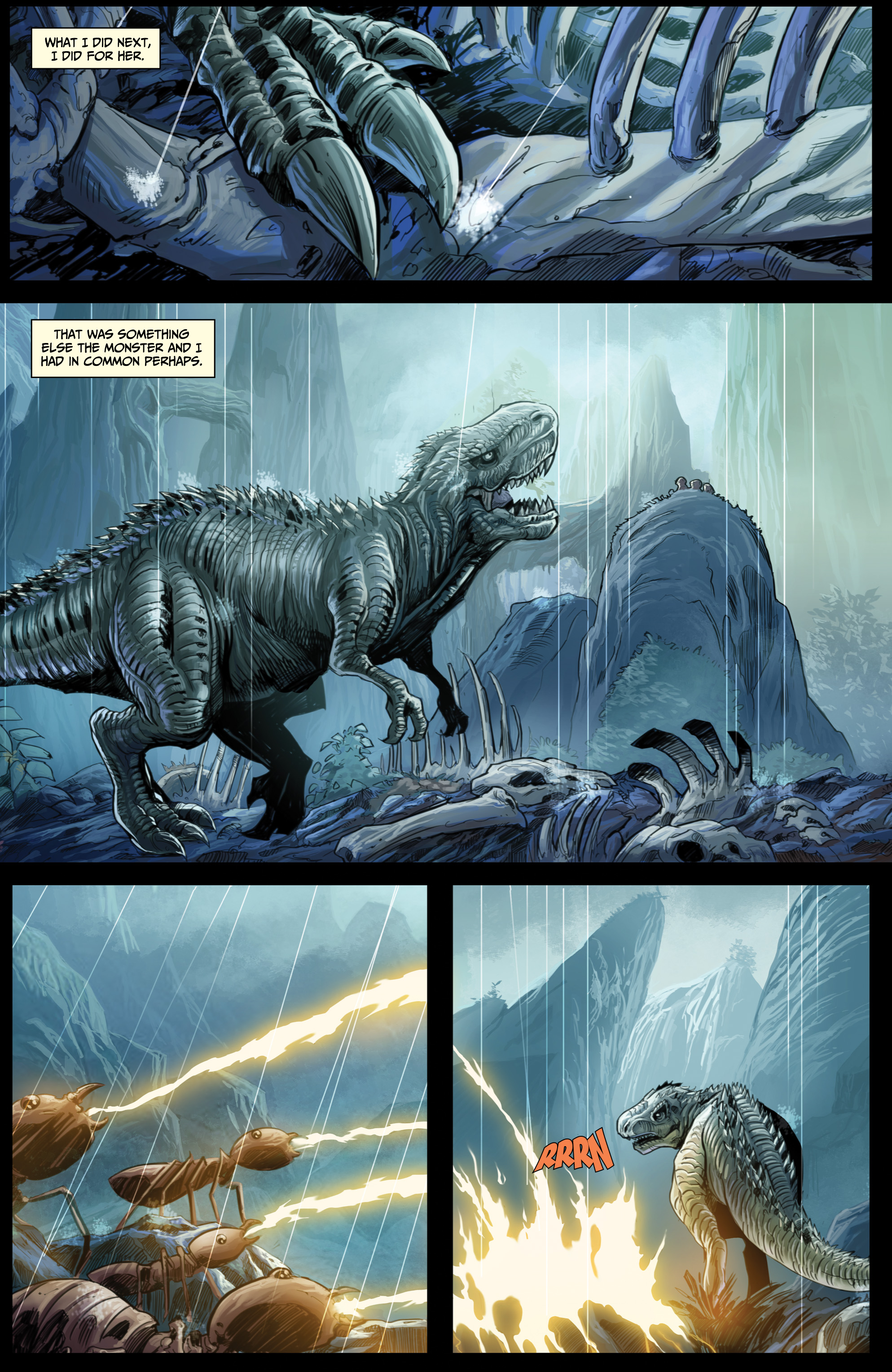 Read online Dinosaurs Vs. Aliens comic -  Issue # Full - 50