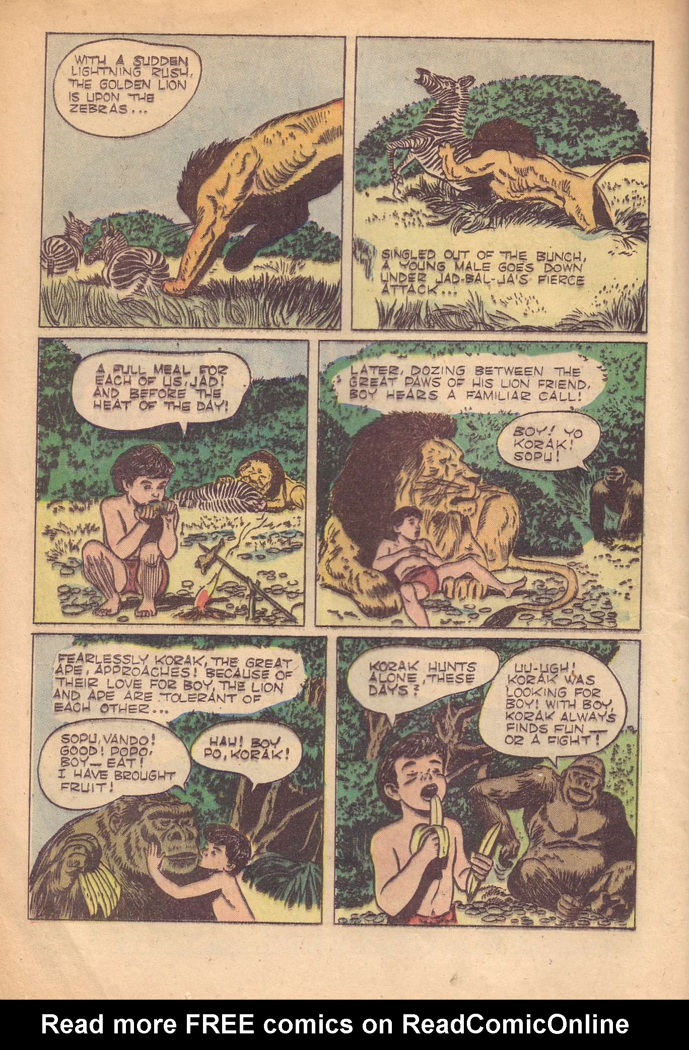 Read online Tarzan (1948) comic -  Issue #50 - 20