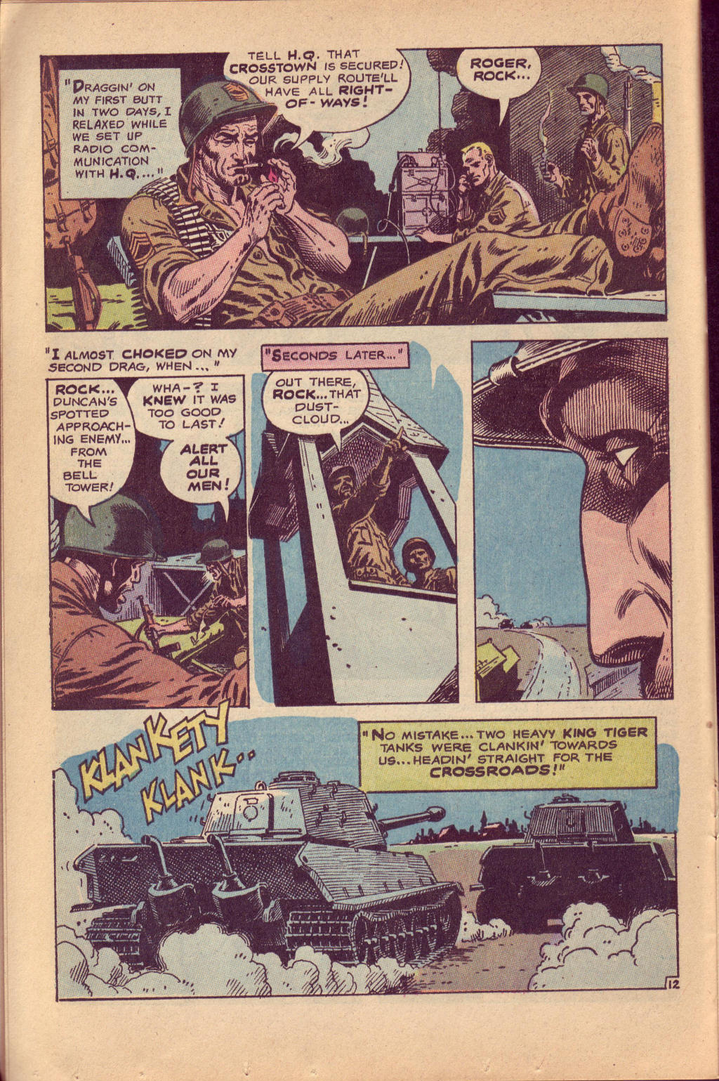 Read online Our Army at War (1952) comic -  Issue #219 - 16