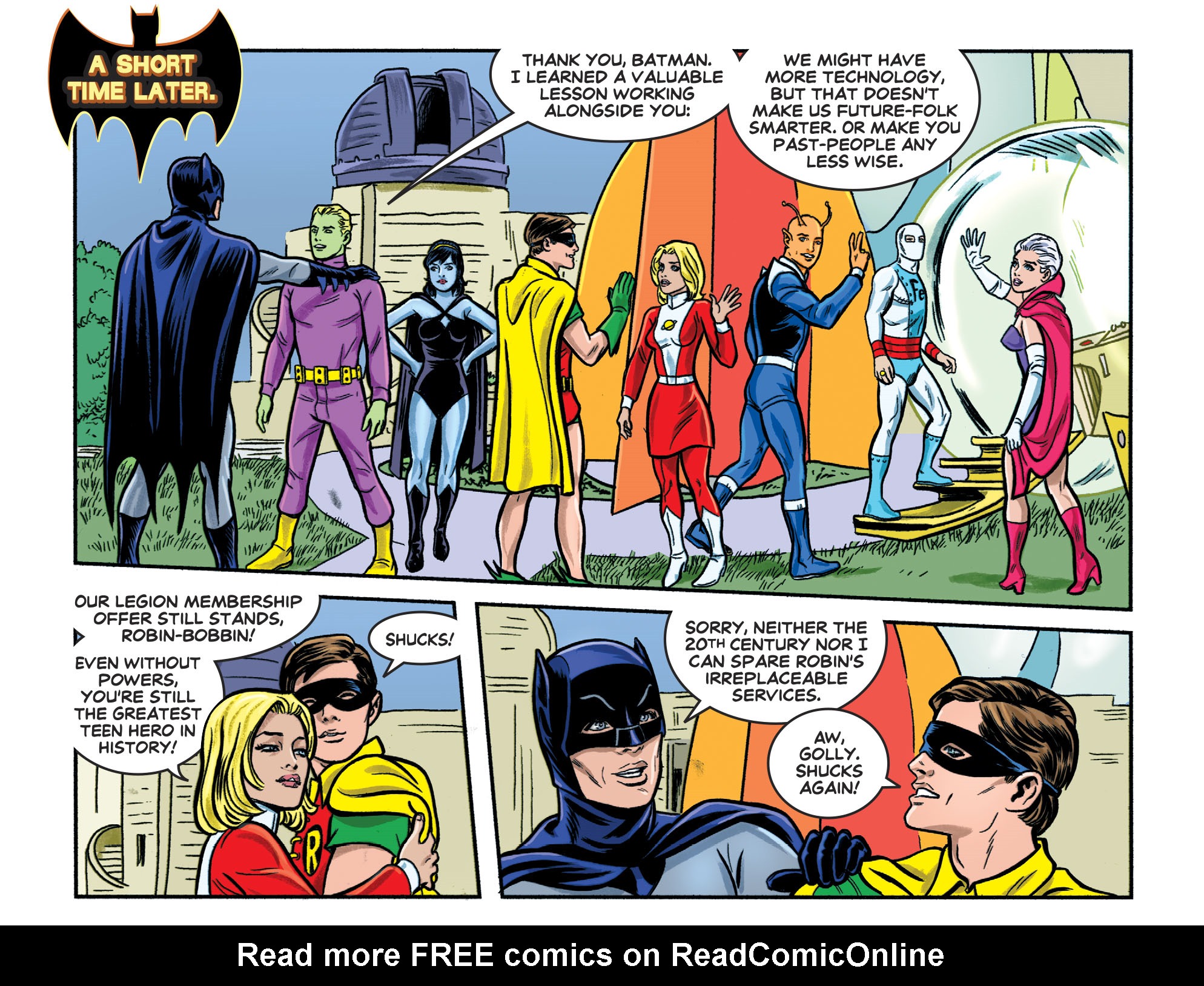 Read online Batman '66 Meets the Legion of Super-Heroes comic -  Issue #2 - 22