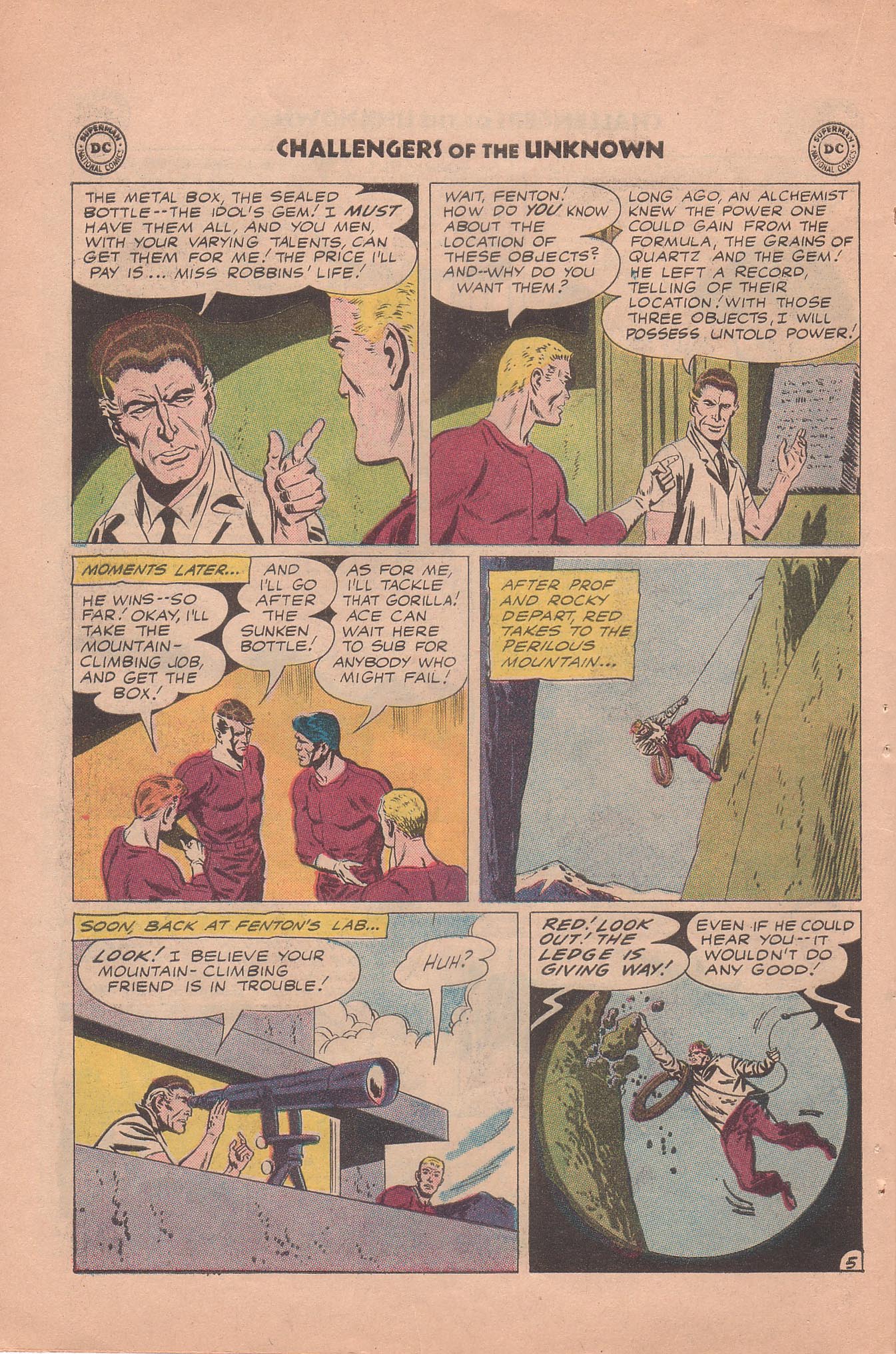 Challengers of the Unknown (1958) Issue #12 #12 - English 22