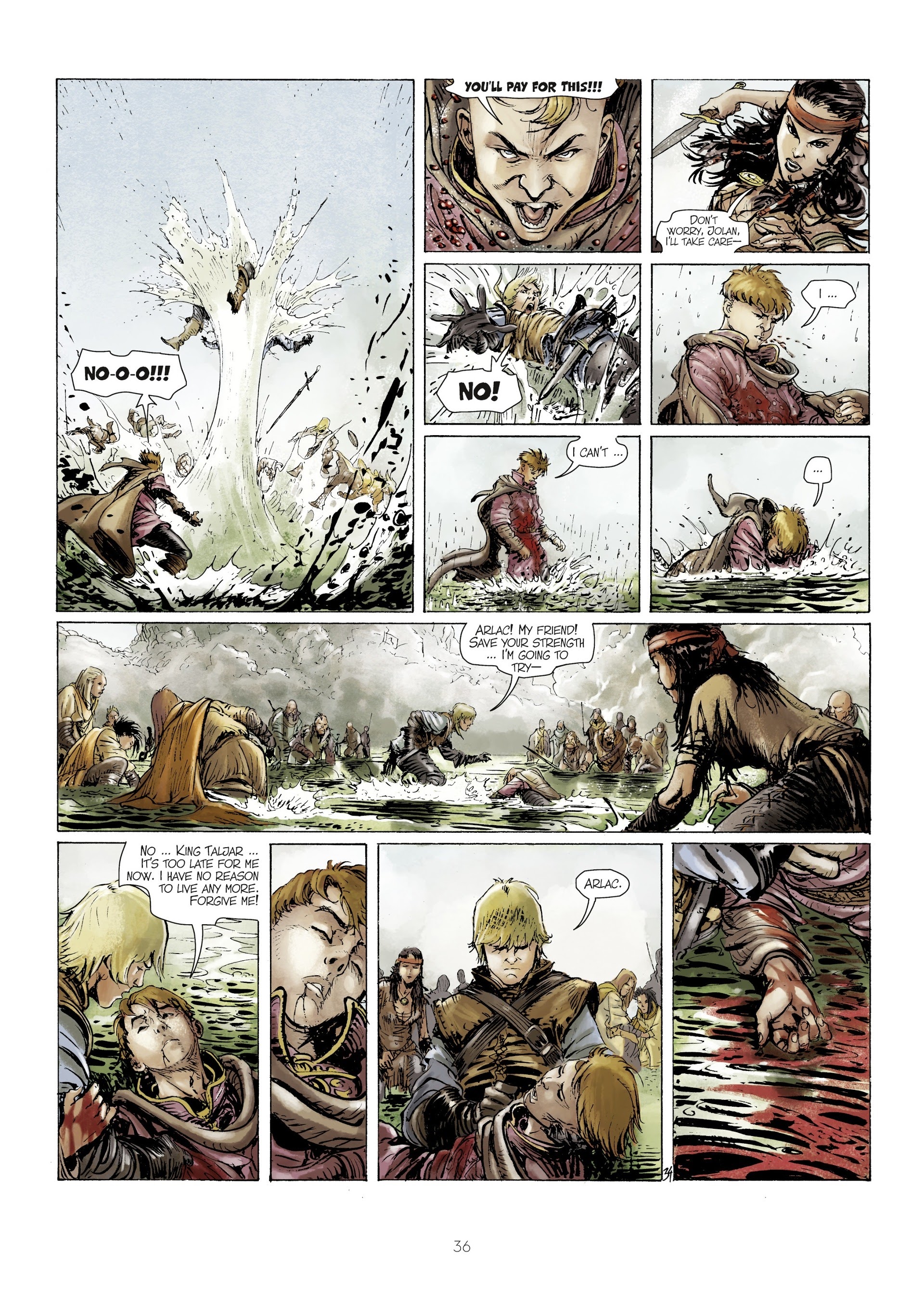 Read online Kriss of Valnor: Red as the Raheborg comic -  Issue # Full - 38