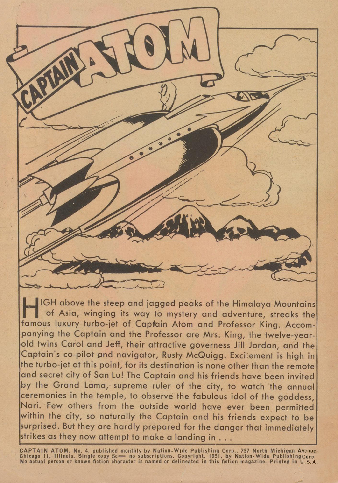 Read online Captain Atom (1950) comic -  Issue #4 - 2