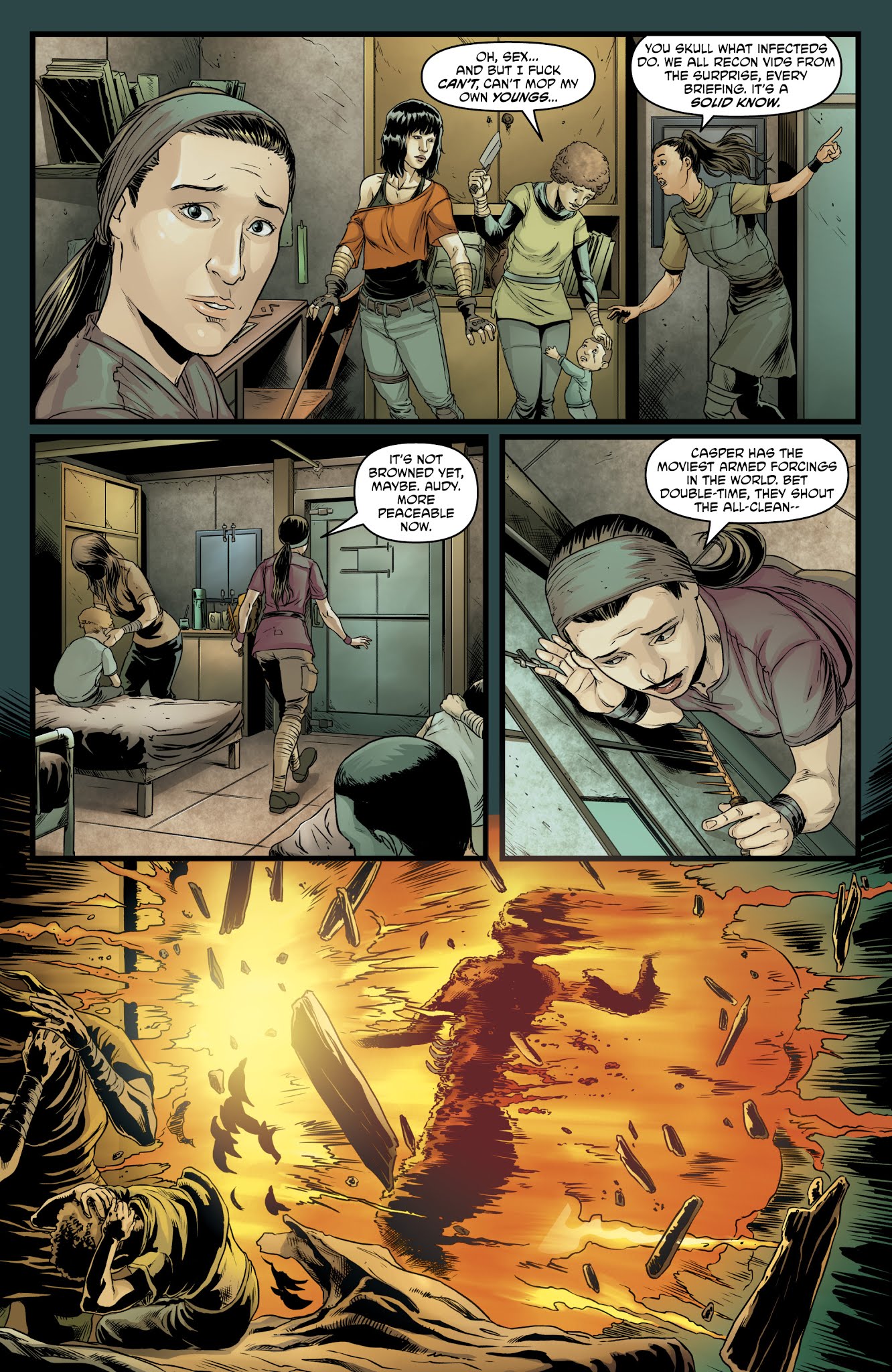Read online Crossed Plus One Hundred: Mimic comic -  Issue #1 - 8
