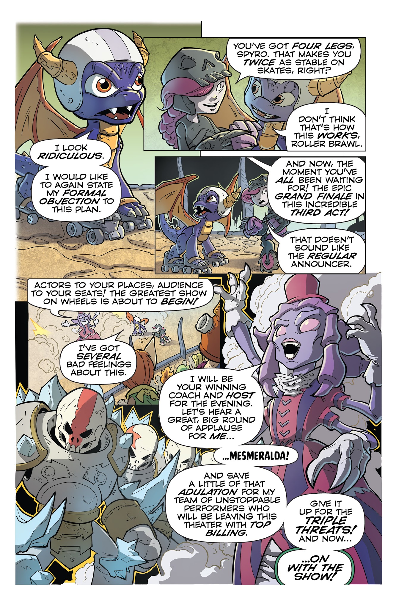 Read online Skylanders Quarterly-Spyro & Friends: Biting Back comic -  Issue # Full - 23