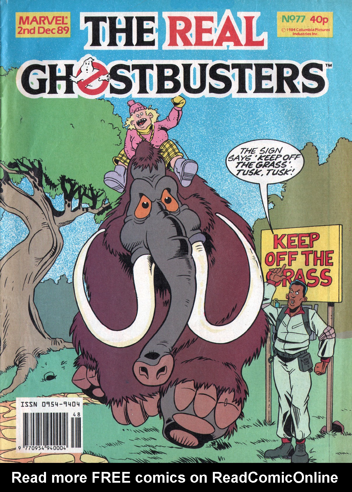 Read online The Real Ghostbusters comic -  Issue #77 - 1