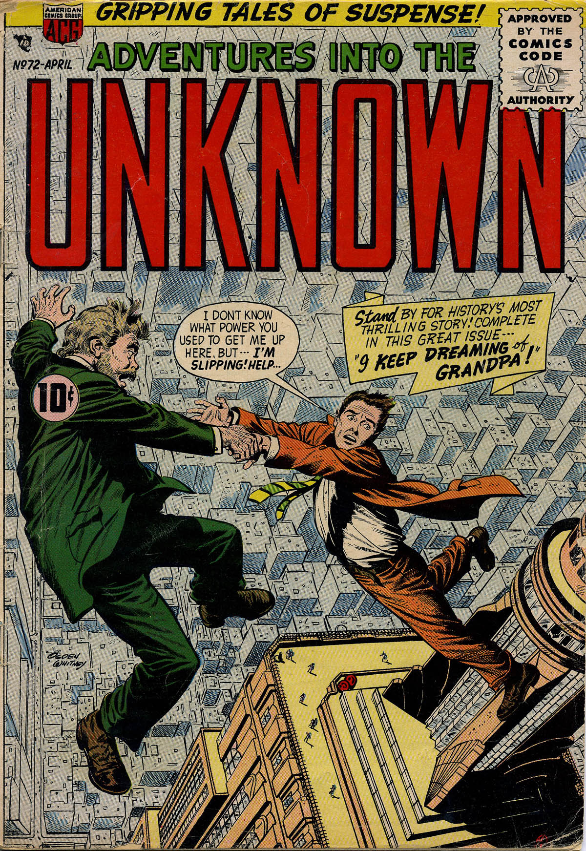 Read online Adventures Into The Unknown comic -  Issue #72 - 1