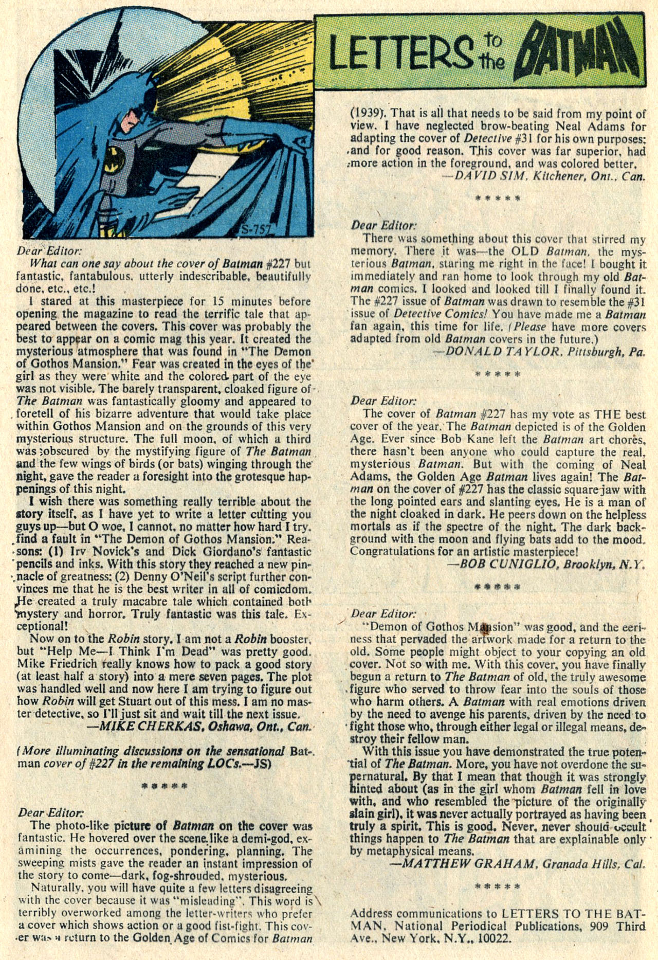 Read online Batman (1940) comic -  Issue #231 - 32