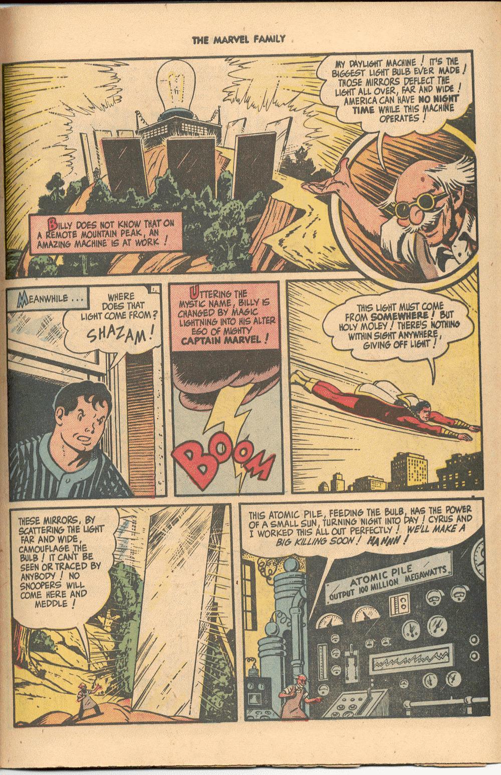 Read online The Marvel Family comic -  Issue #38 - 43