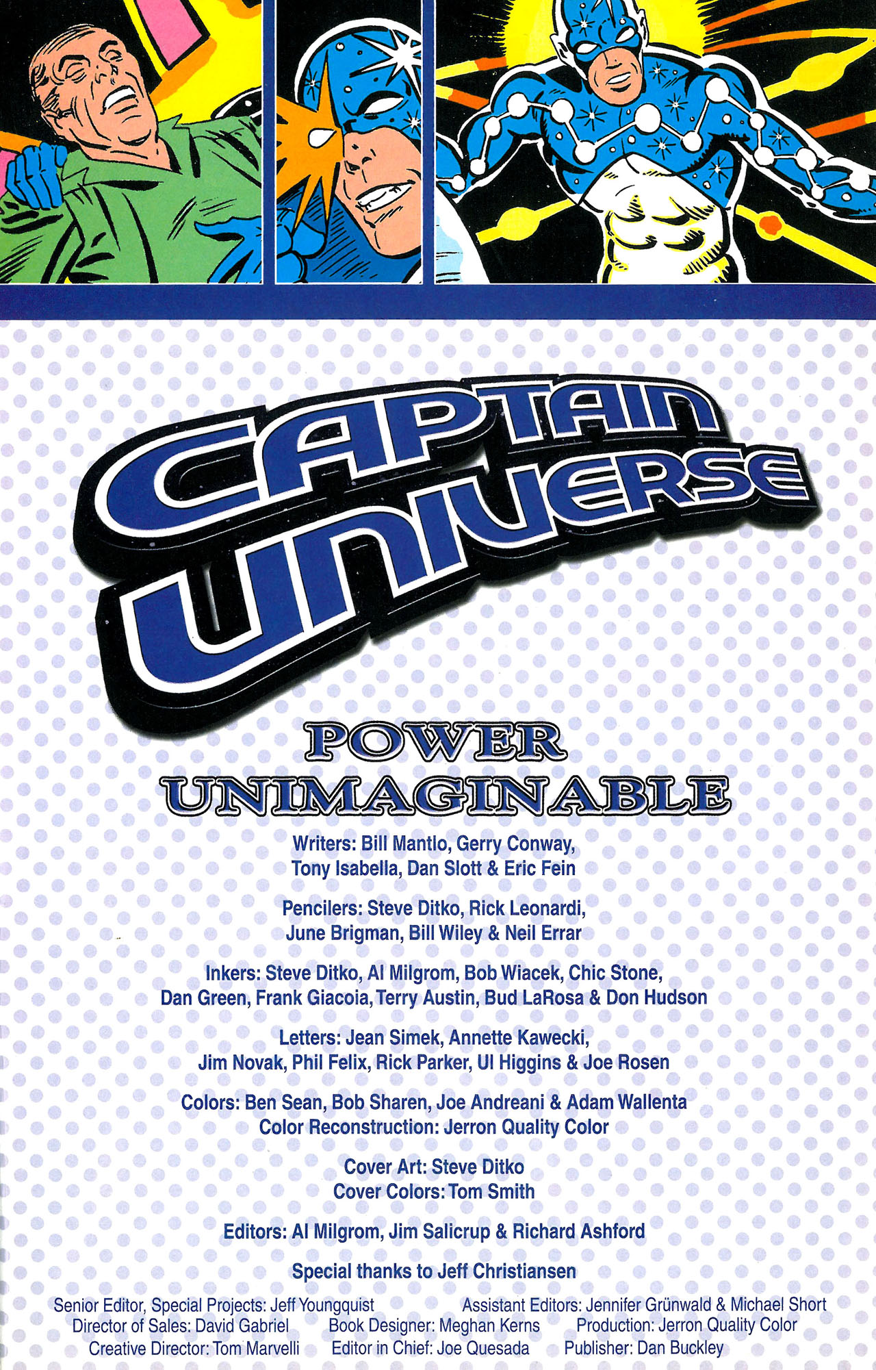 Read online Captain Universe: Power Unimaginable comic -  Issue # TPB - 4