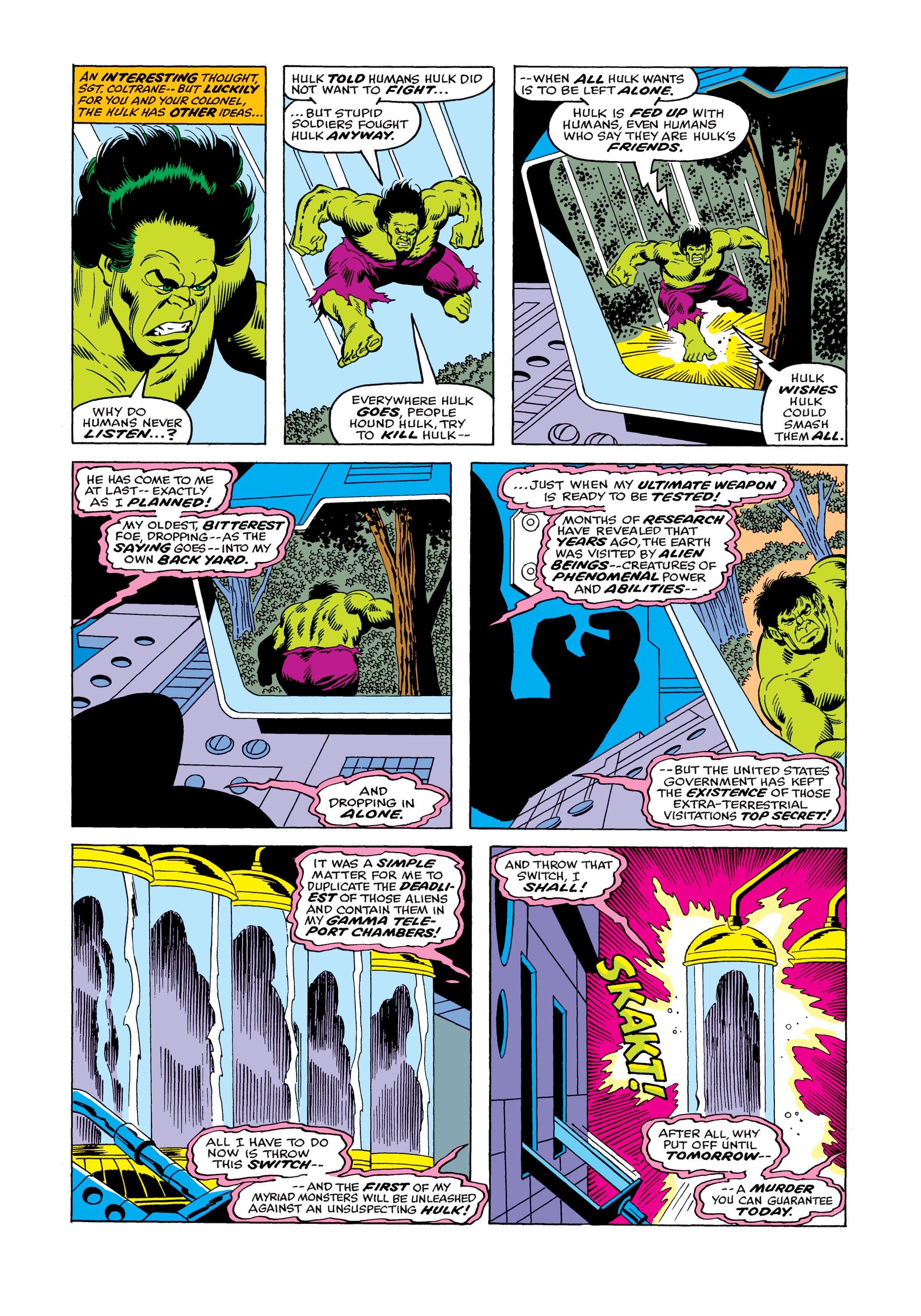 Read online Marvel Masterworks: The Incredible Hulk comic -  Issue # TPB 12 (Part 1) - 50