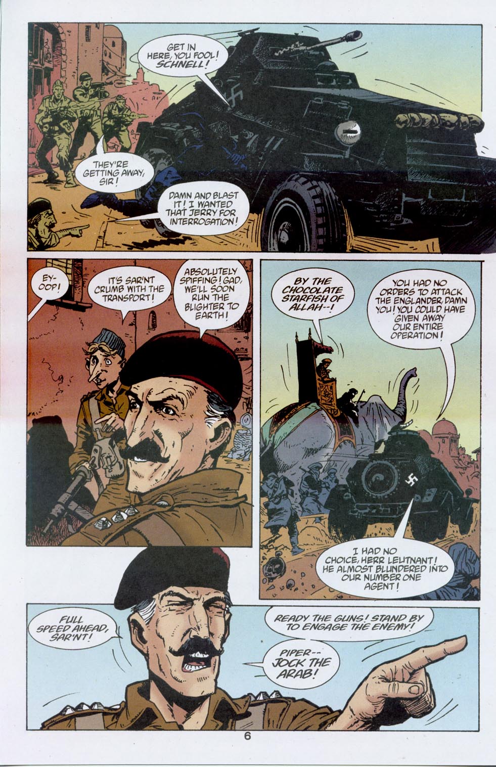 Read online Adventures in the Rifle Brigade: Operation Bollock comic -  Issue #2 - 7