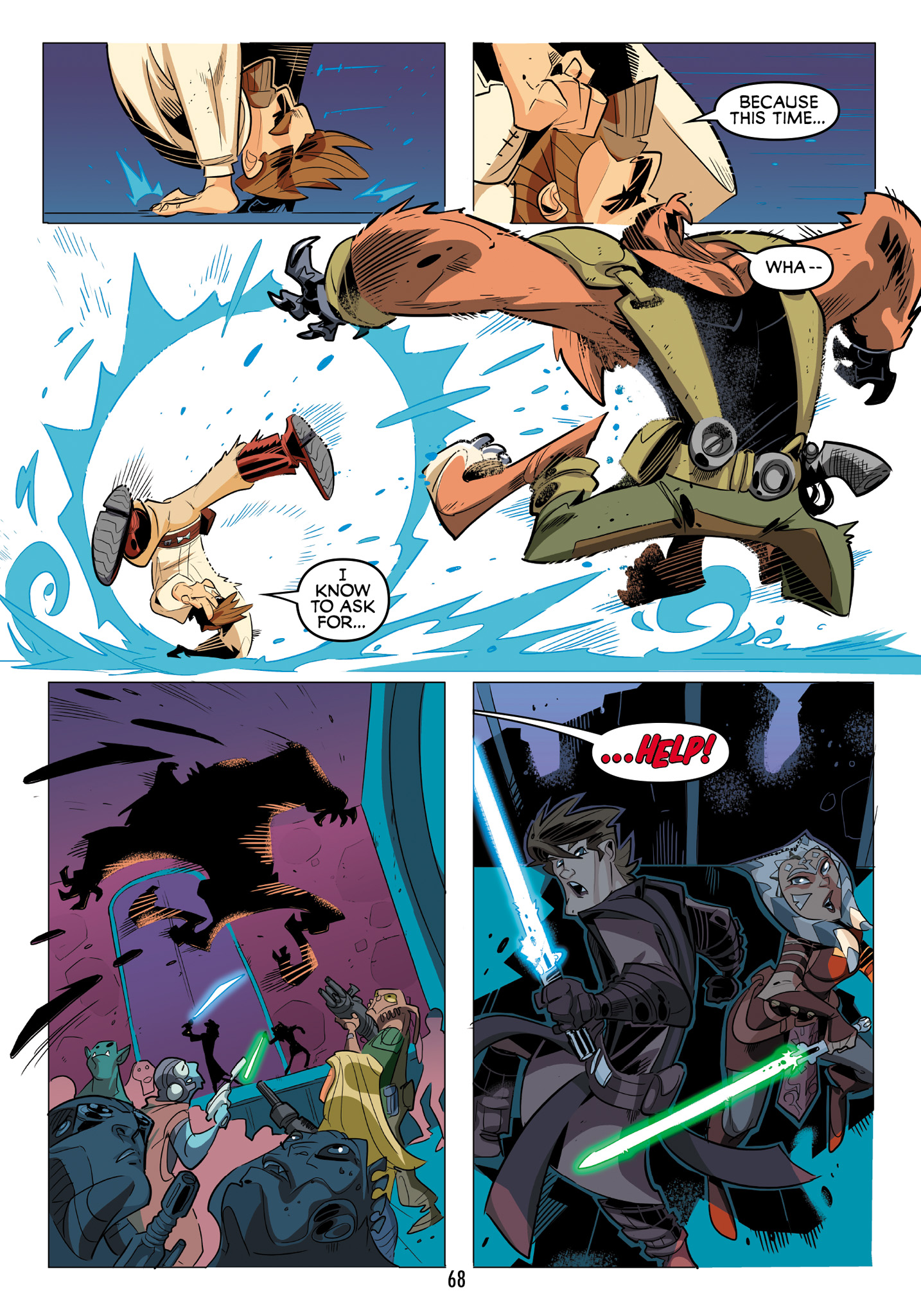 Read online Star Wars: The Clone Wars - The Smuggler's Code comic -  Issue # Full - 70