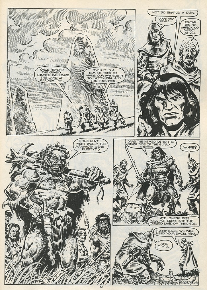 Read online The Savage Sword Of Conan comic -  Issue #178 - 45