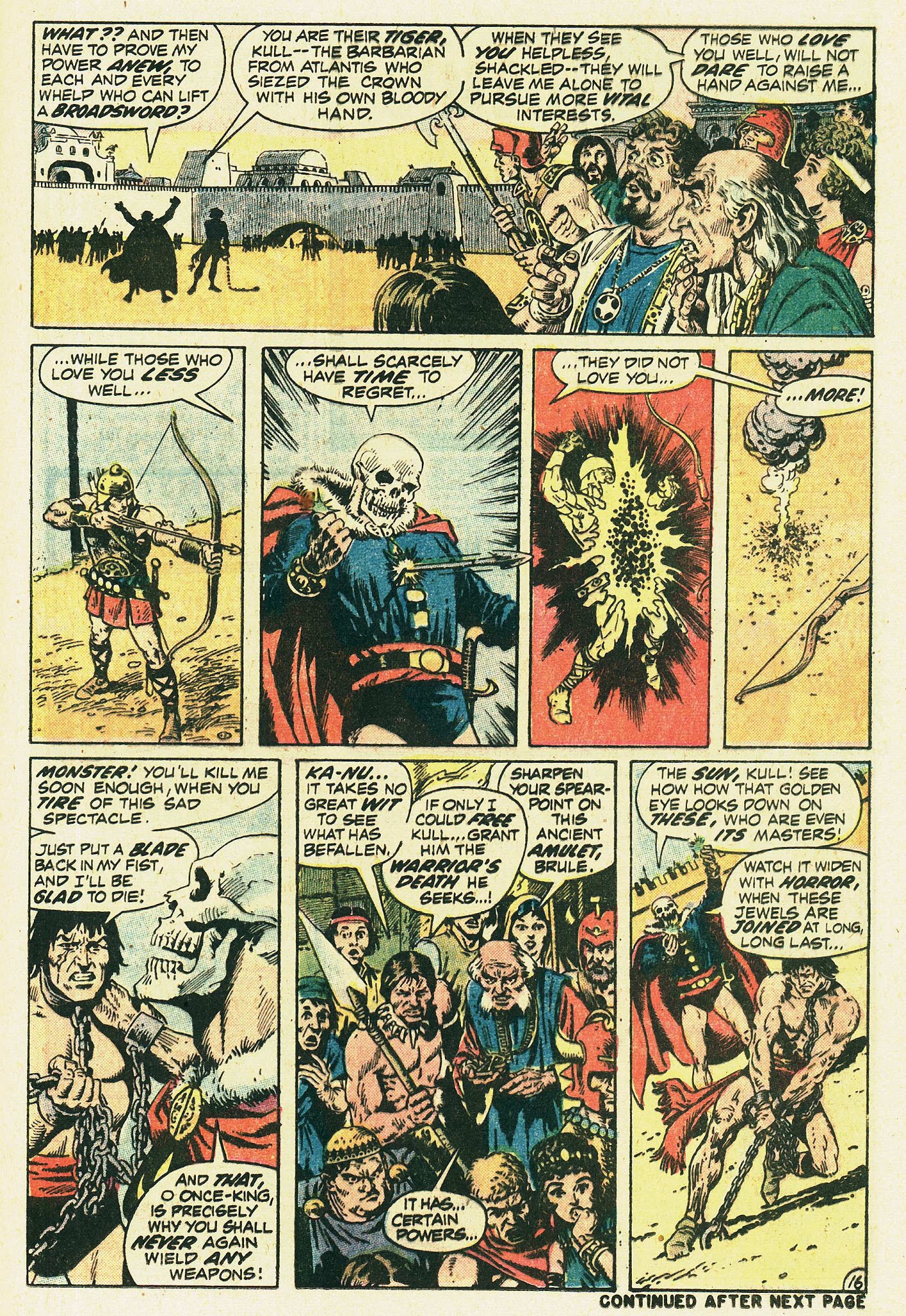 Read online Kull, the Conqueror (1971) comic -  Issue #3 - 17