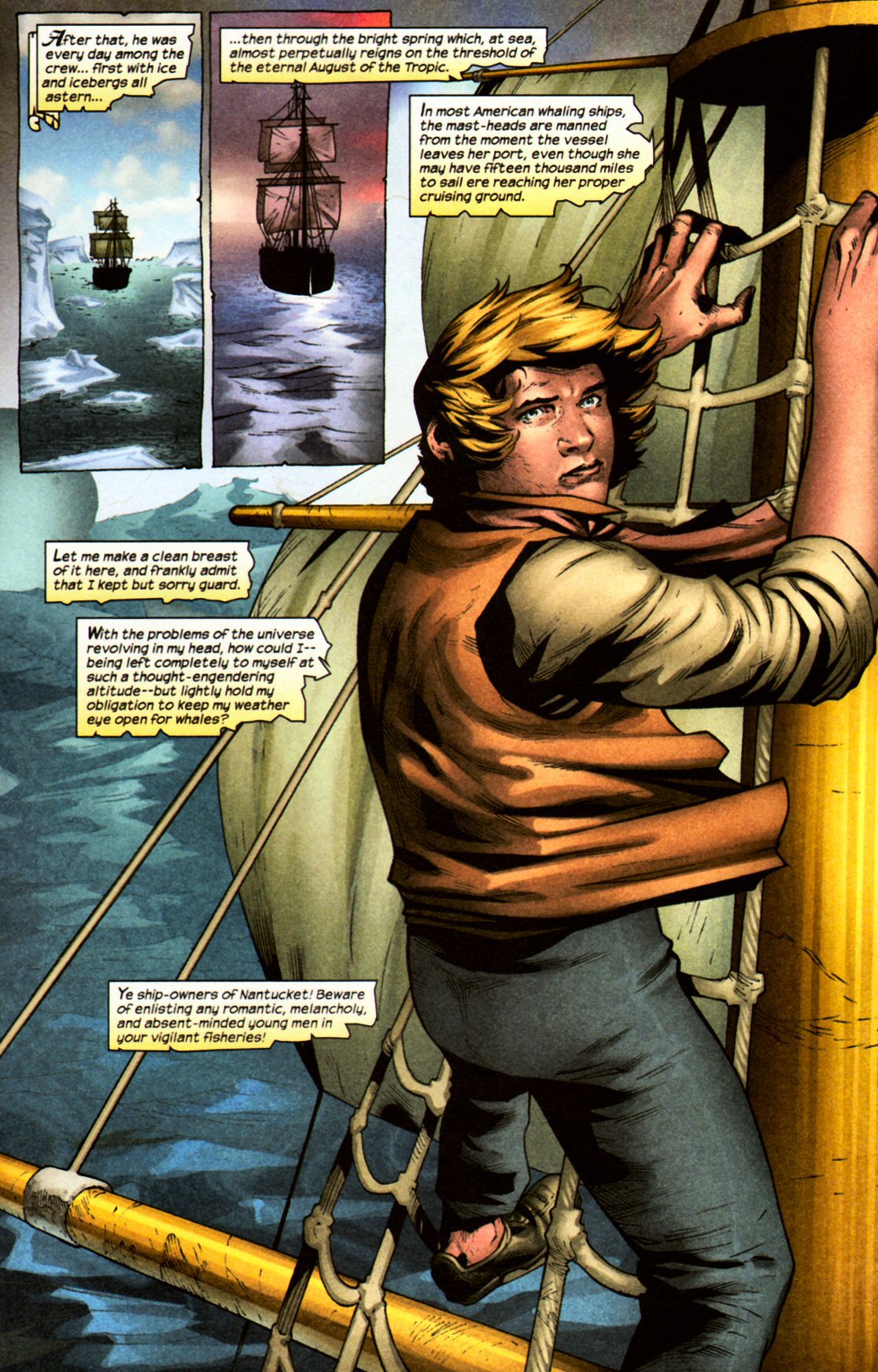 Read online Marvel Illustrated: Moby Dick comic -  Issue # TPB - 32