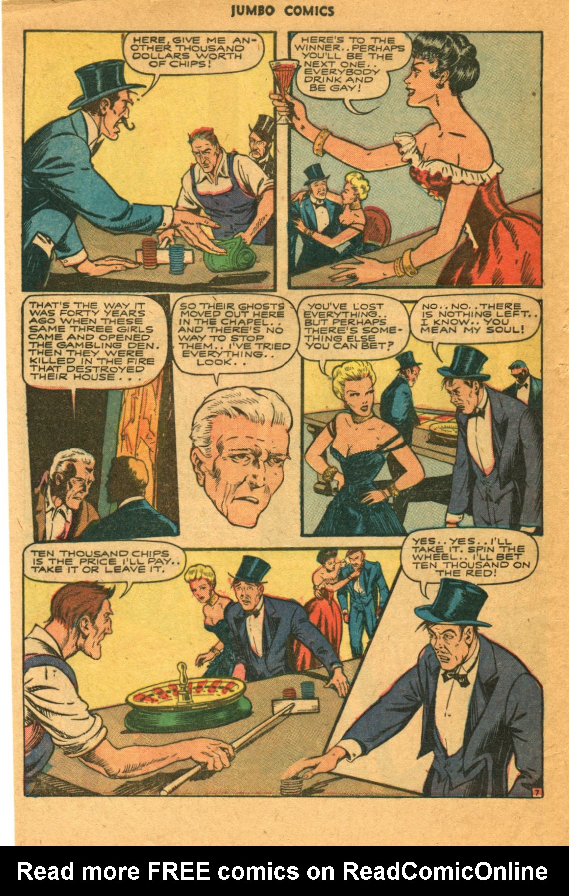 Read online Jumbo Comics comic -  Issue #75 - 48