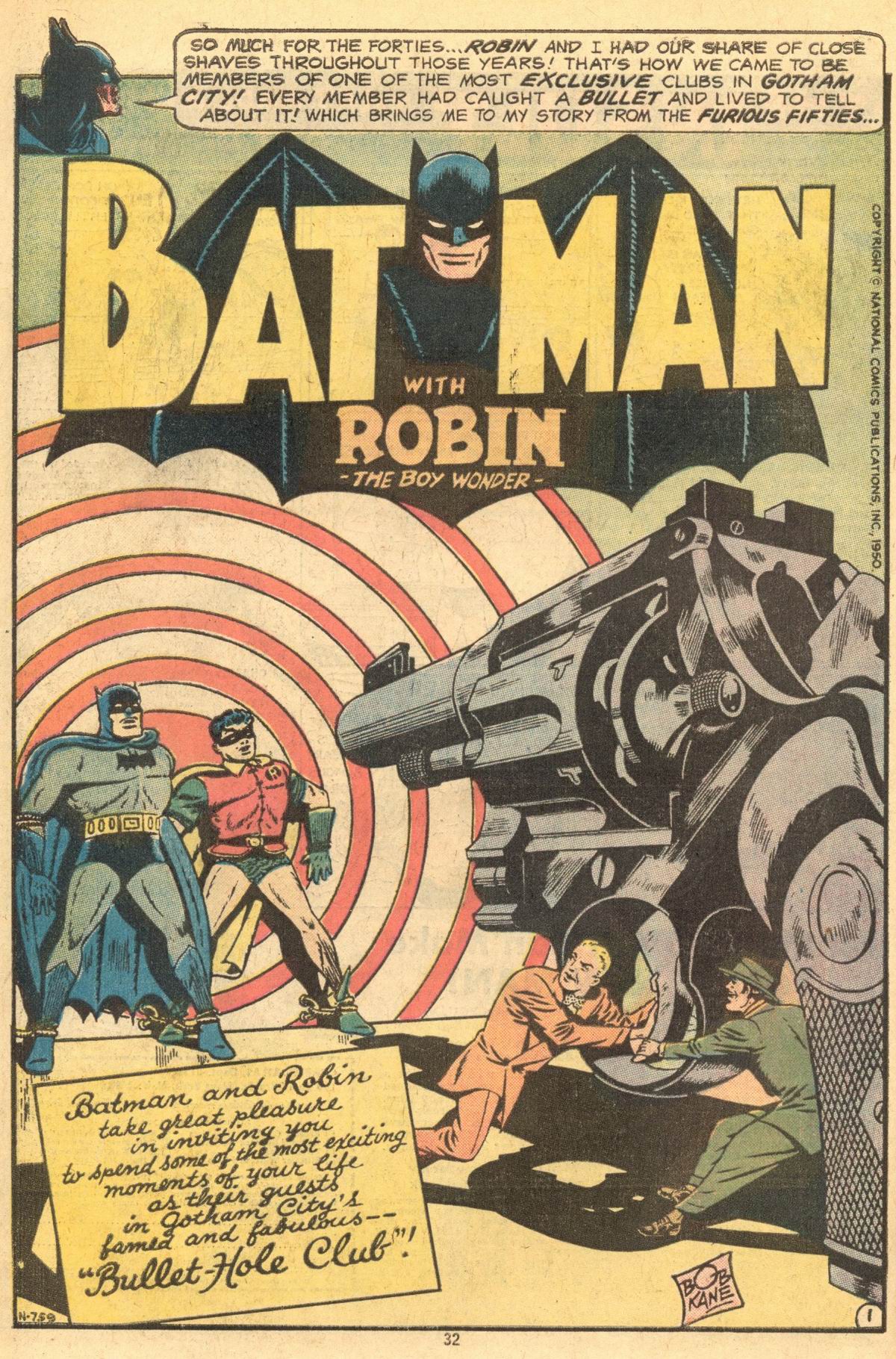 Read online Batman (1940) comic -  Issue #254 - 32