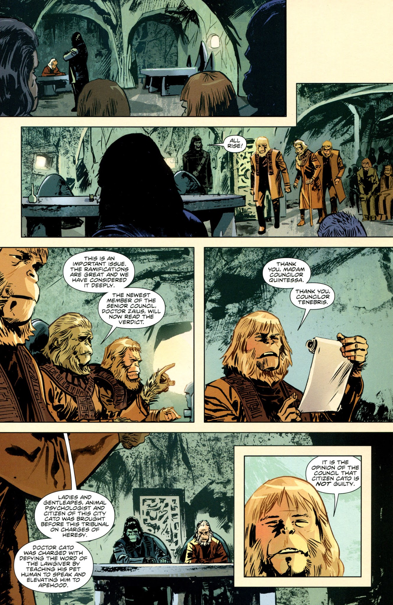 Read online Betrayal of the Planet of the Apes comic -  Issue #1 - 8