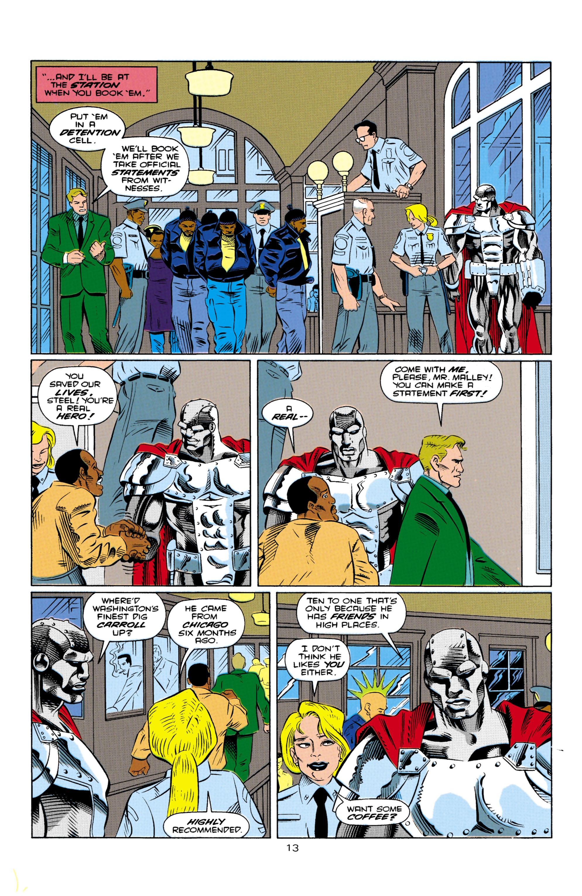 Read online Steel (1994) comic -  Issue #9 - 13