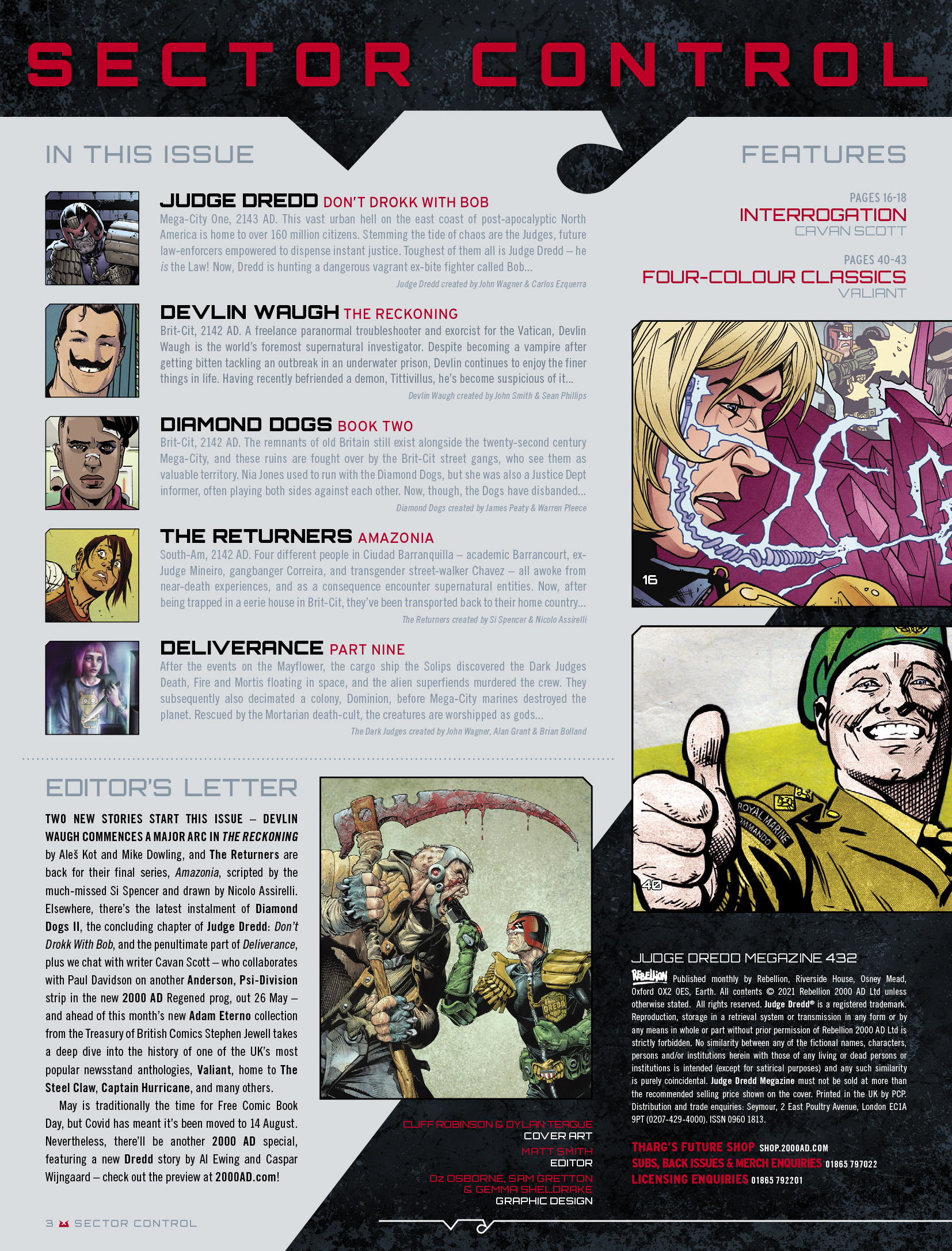 Read online Judge Dredd Megazine (Vol. 5) comic -  Issue #432 - 3