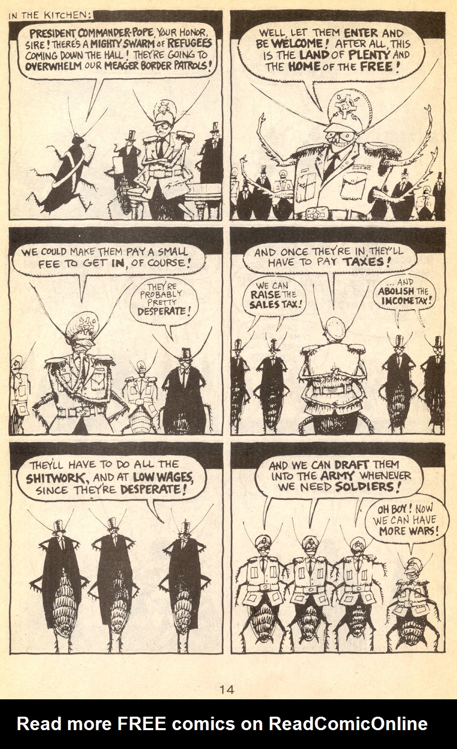 Read online Adventures of Fat Freddy's Cat comic -  Issue #6 - 16