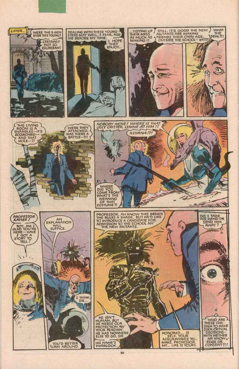 Read online The New Mutants comic -  Issue #21 - 34