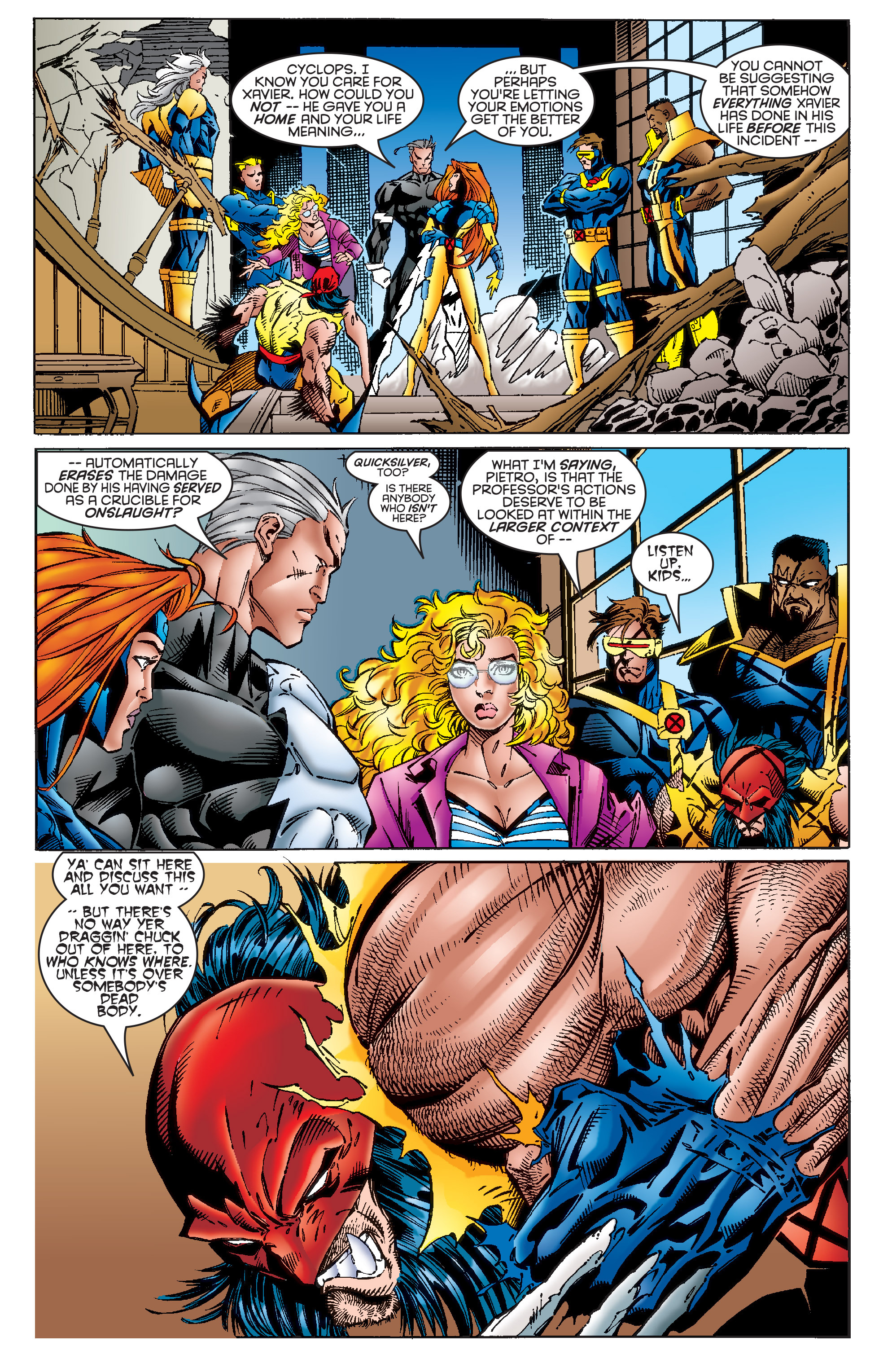 Read online X-Men: The Complete Onslaught Epic comic -  Issue # TPB 4 - 166