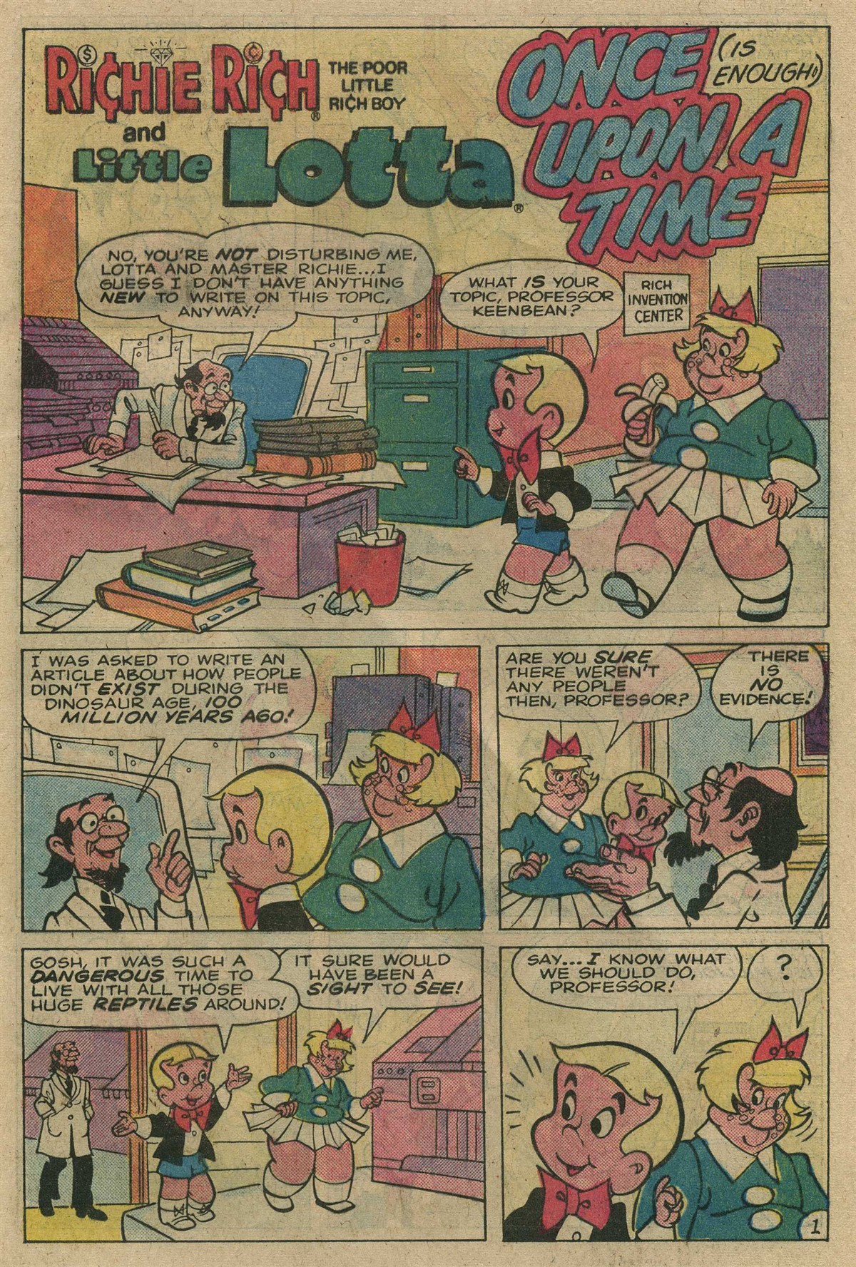 Read online Richie Rich & His Girl Friends comic -  Issue #7 - 20