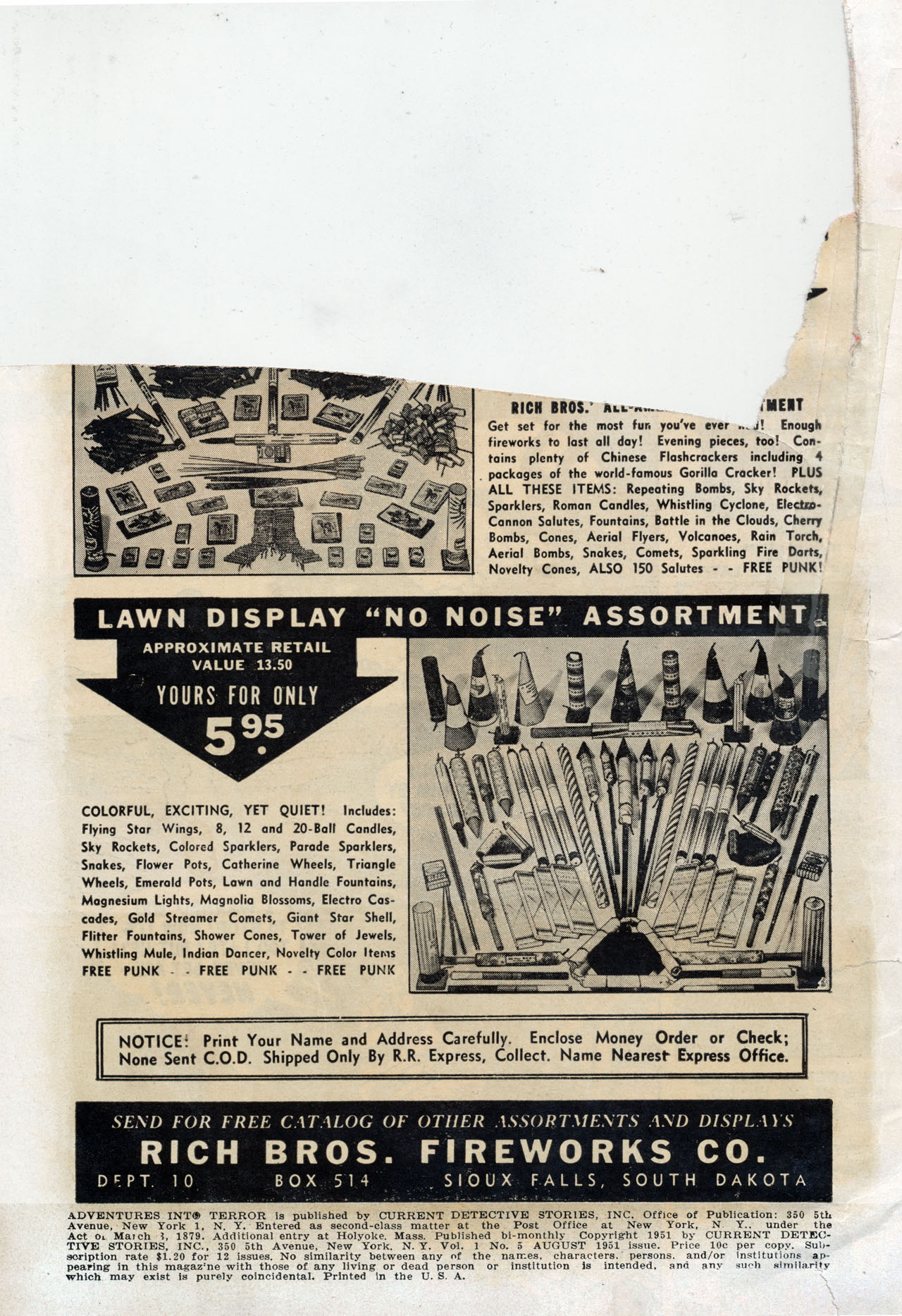 Read online Adventures into Terror comic -  Issue #5 - 2