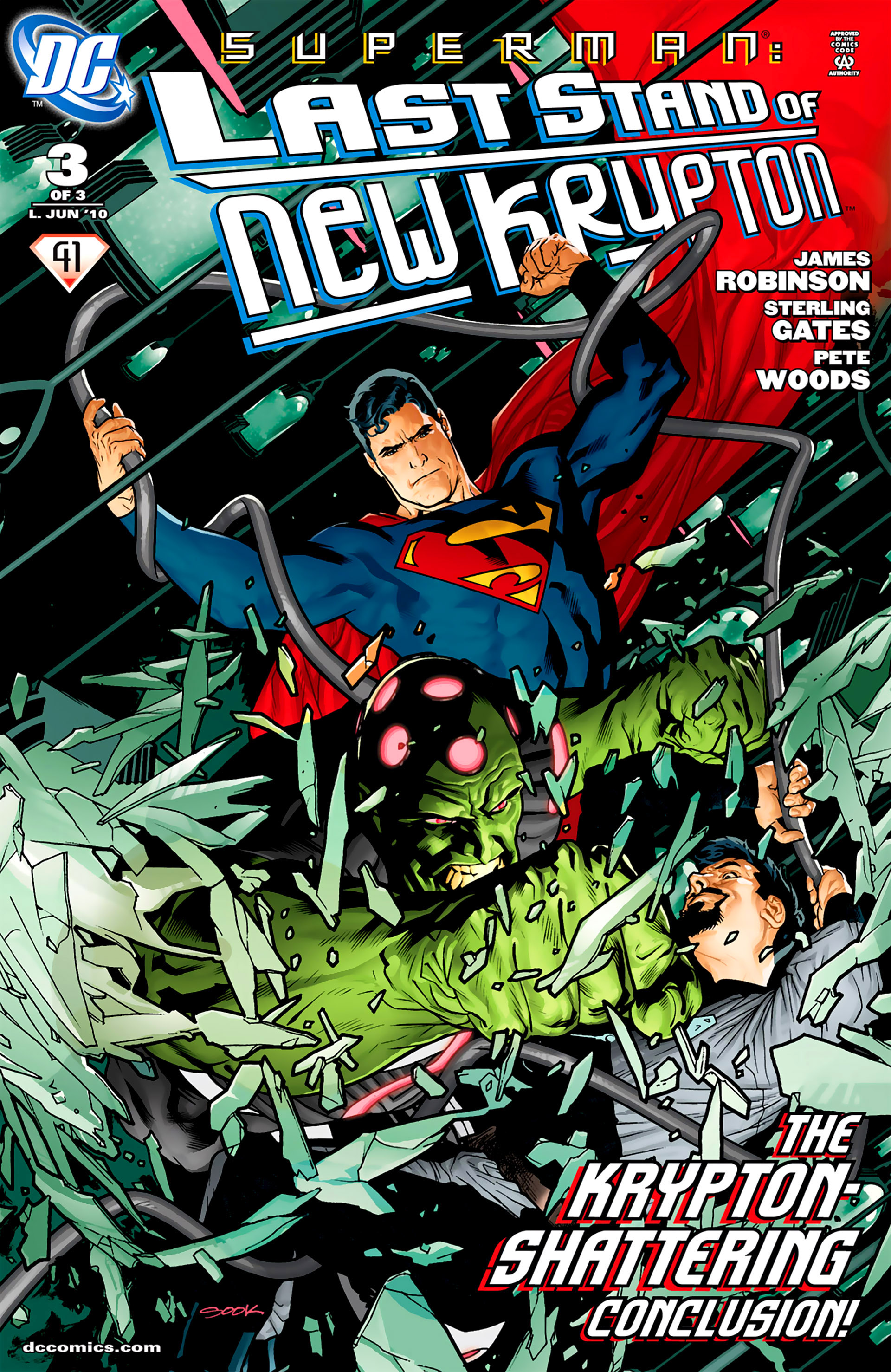 Read online Superman: Last Stand of New Krypton comic -  Issue #3 - 1